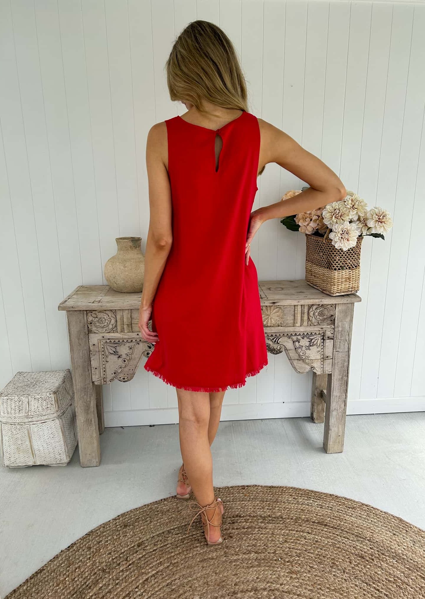 Freya Dress - Red