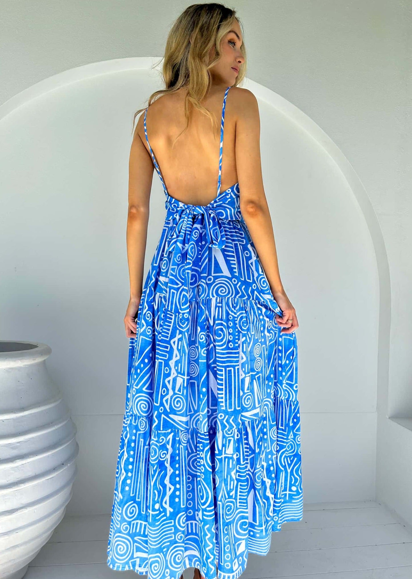 Georgie Maxi Dress - Oceania Print