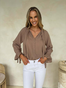 Palos Blouse - Taupe