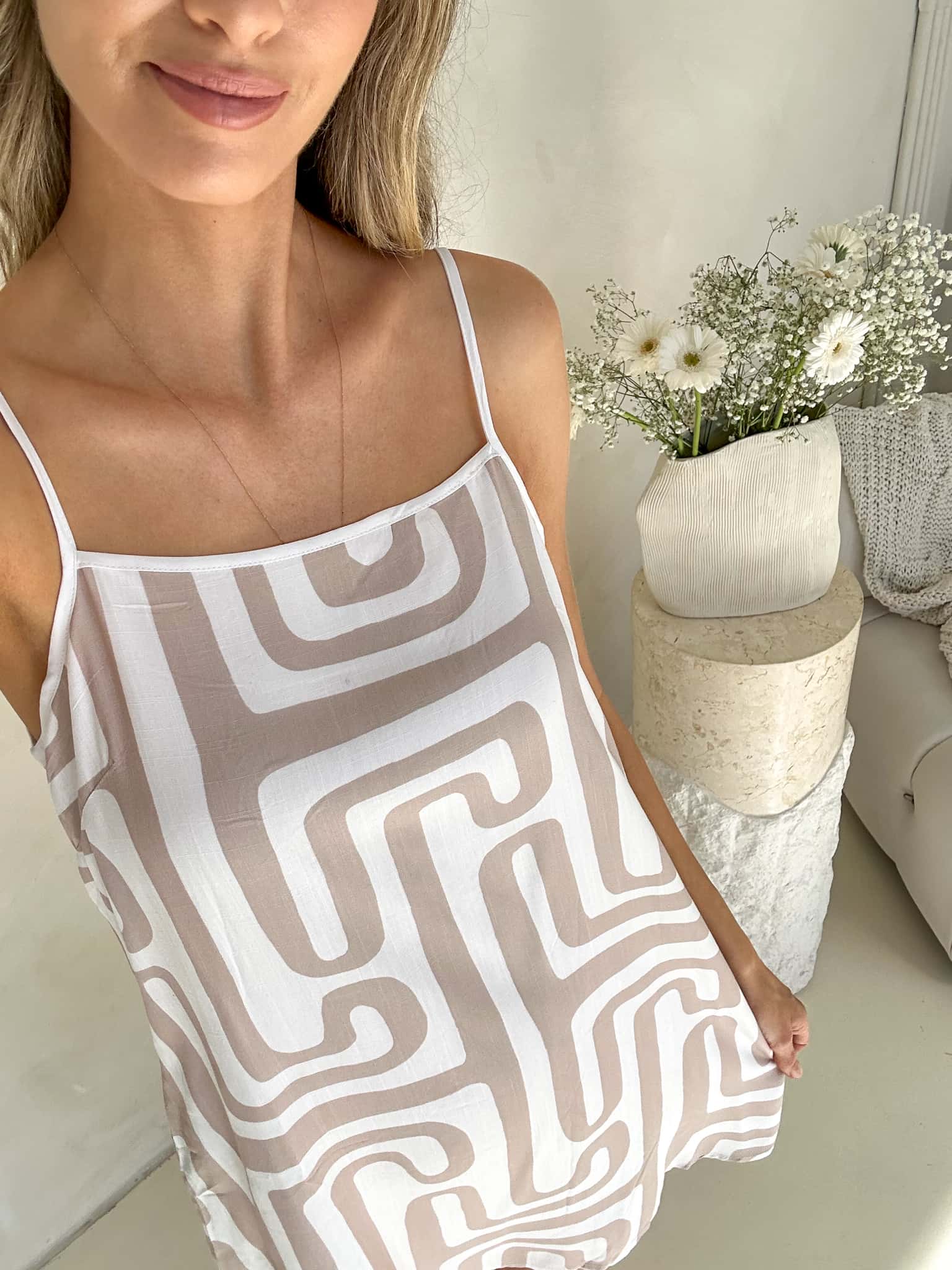 Libra Dress - Labyrinth Print