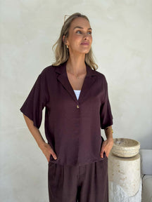 Alani Top - Chocolate