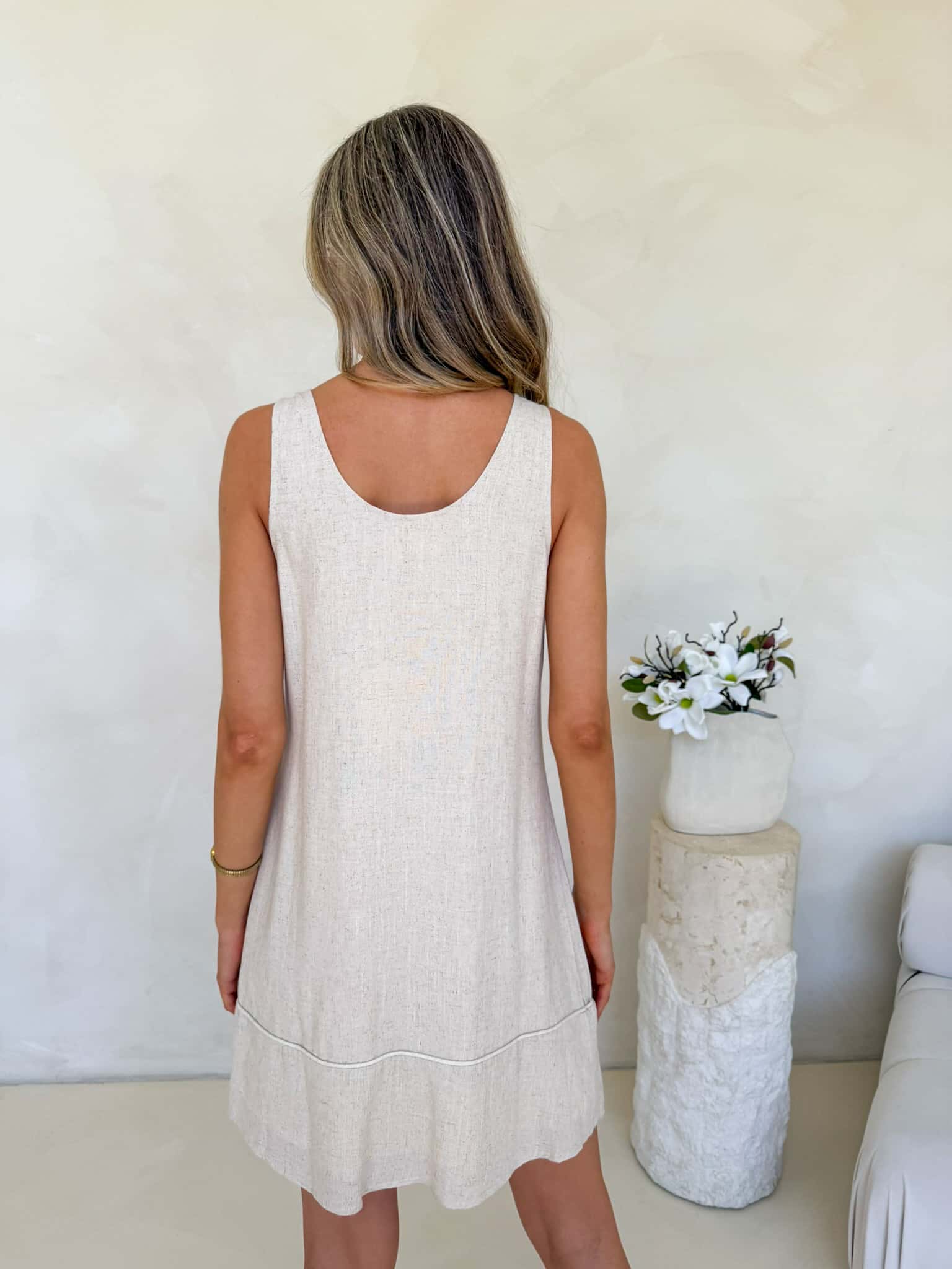 Huxley Dress - Natural
