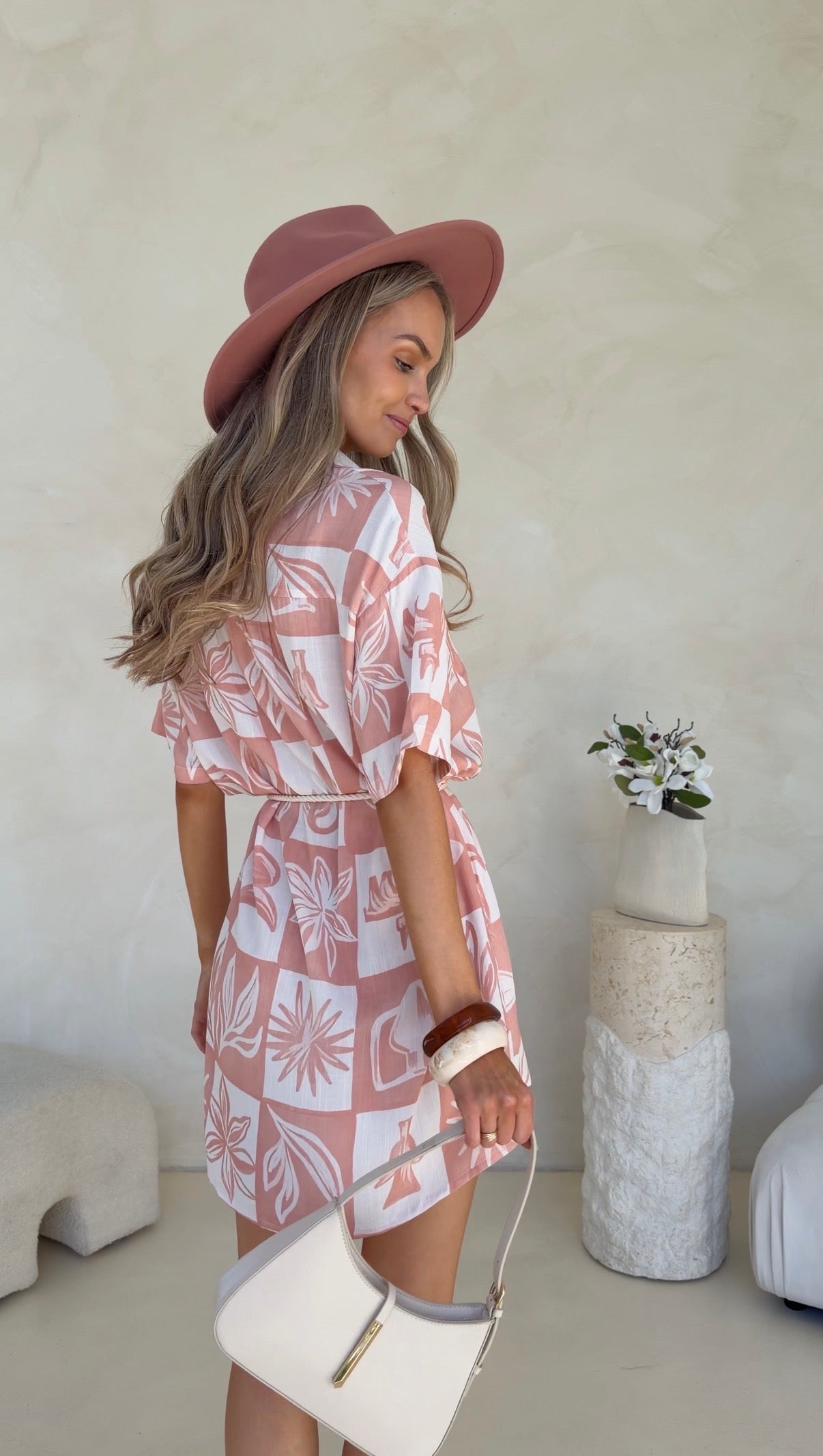 Sally Dress - Rosette Print