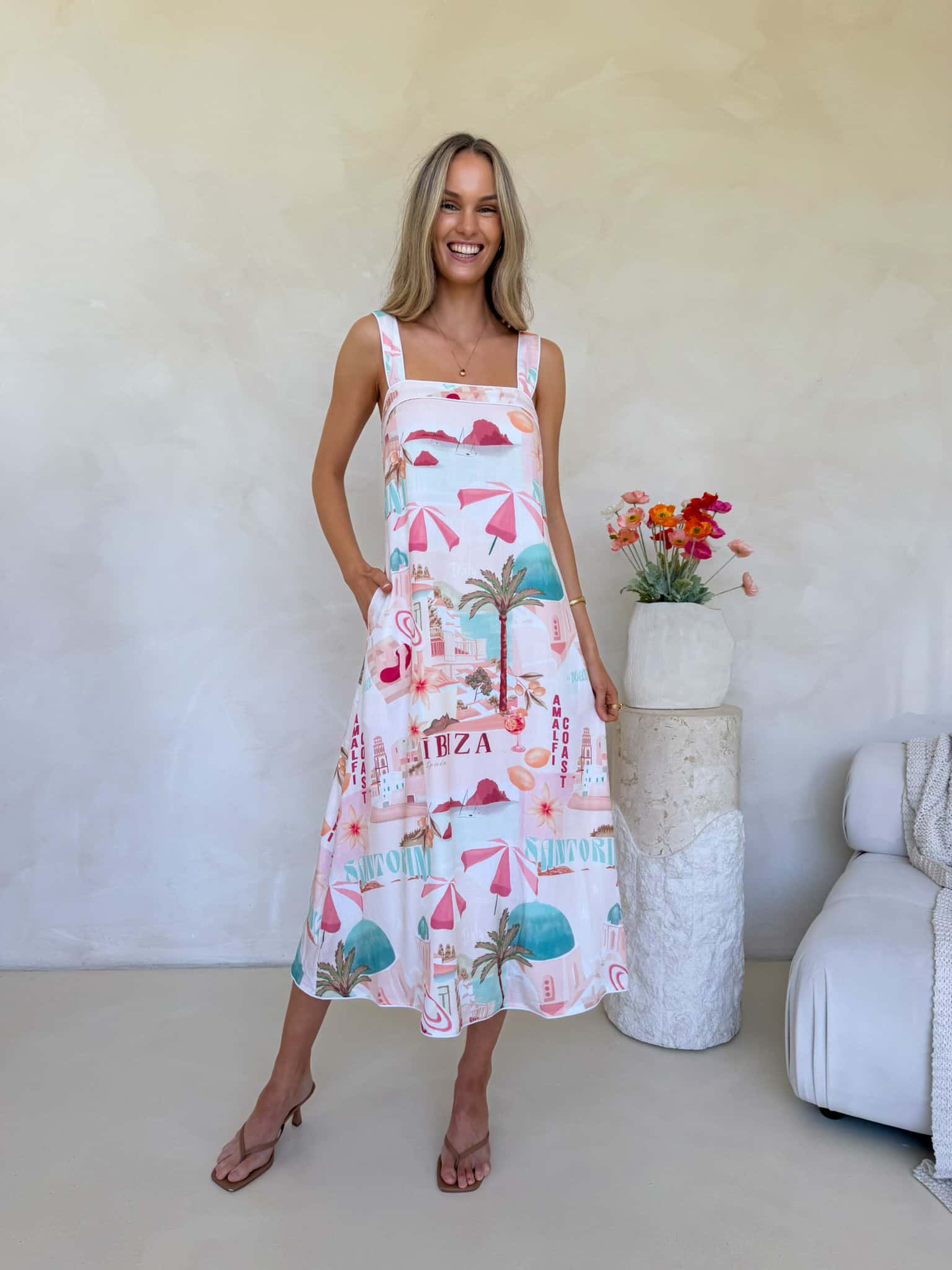 Celeste Dress - Ibiza Print