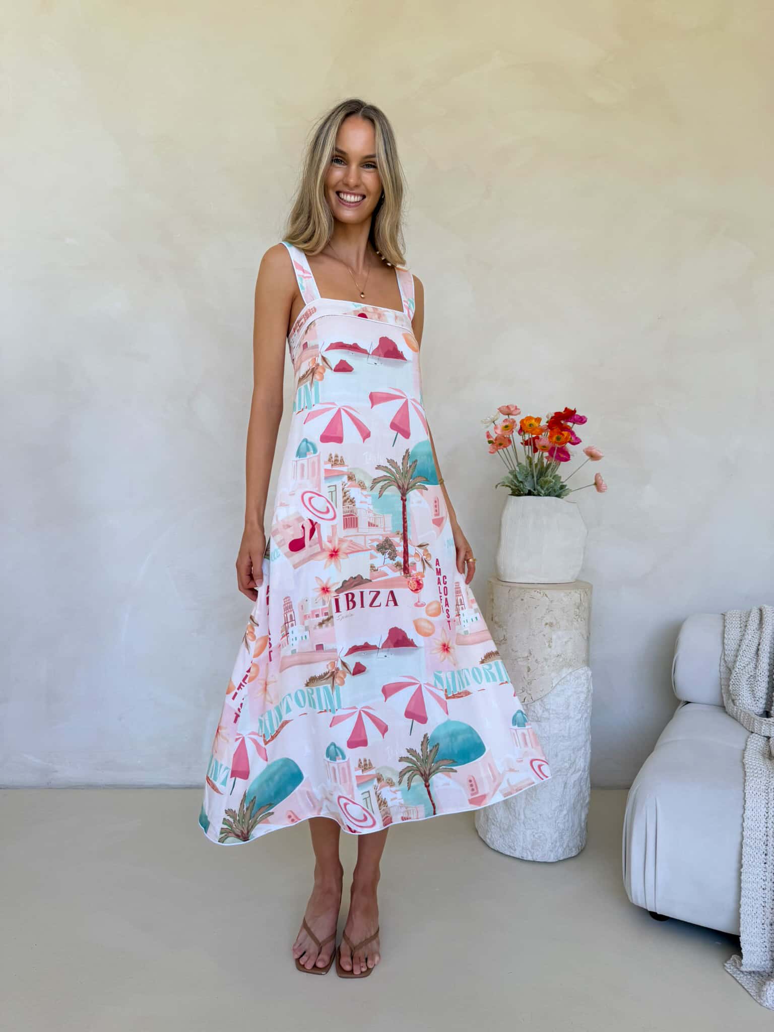 Celeste Dress - Ibiza Print