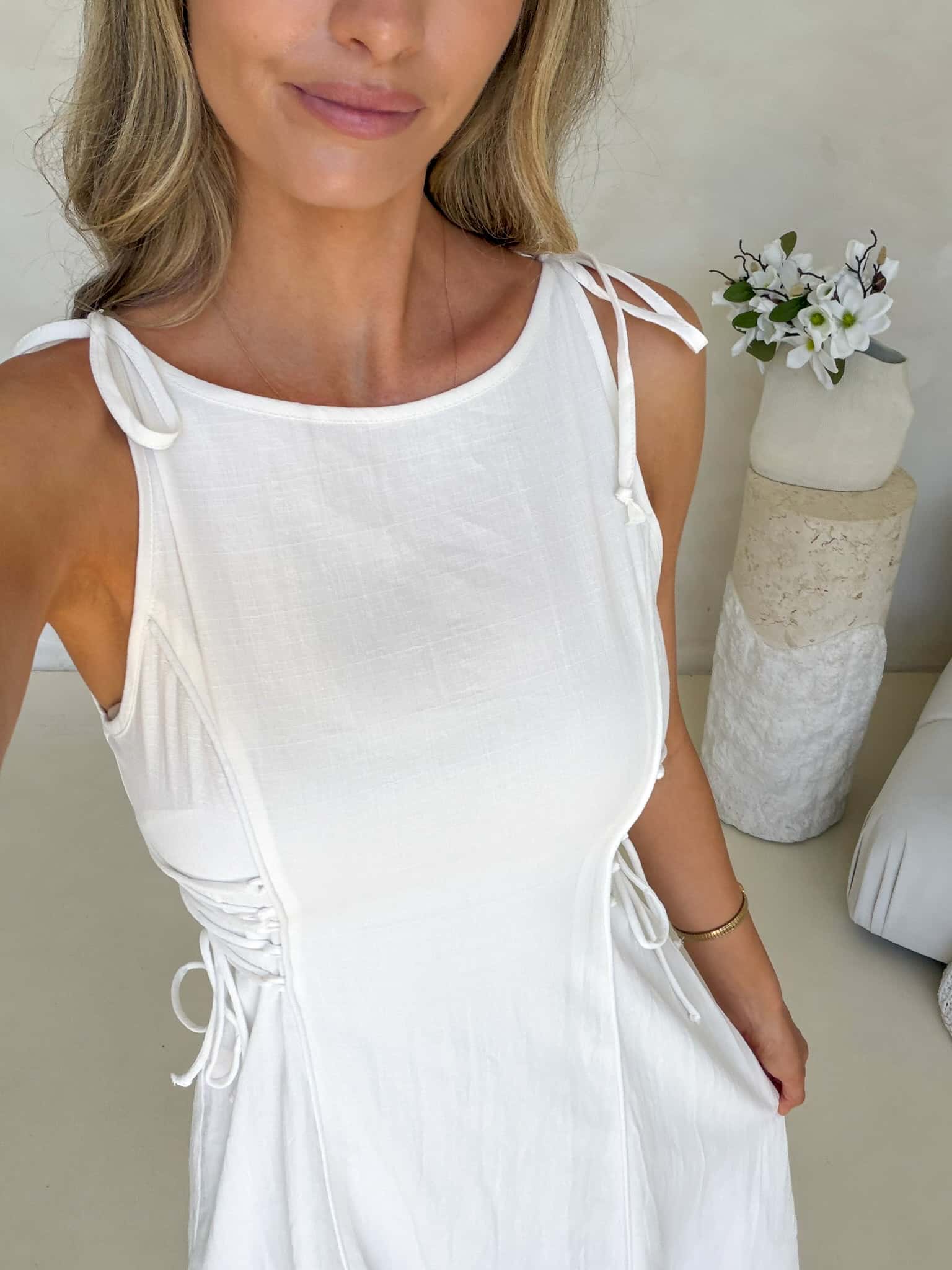 Ivy Dress - White