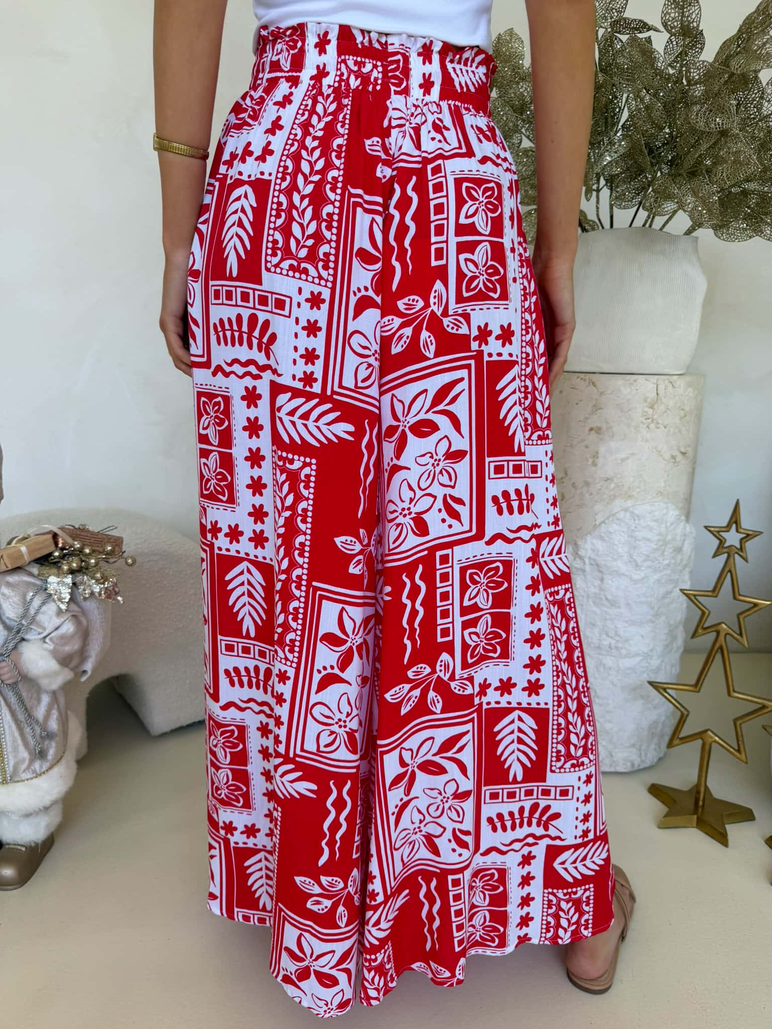 Jessika Pant - Candy Cane Print