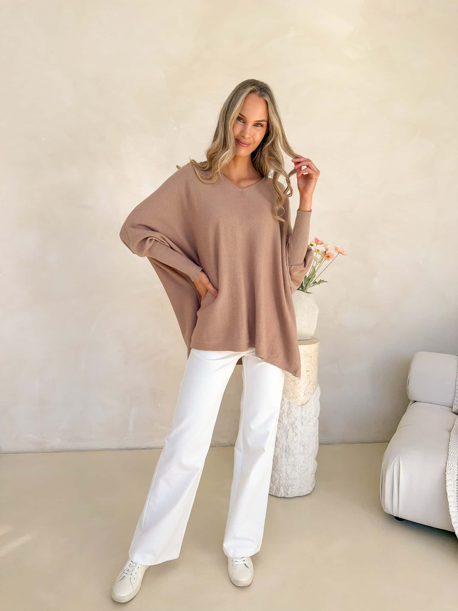 Kennedy Knit - Taupe
