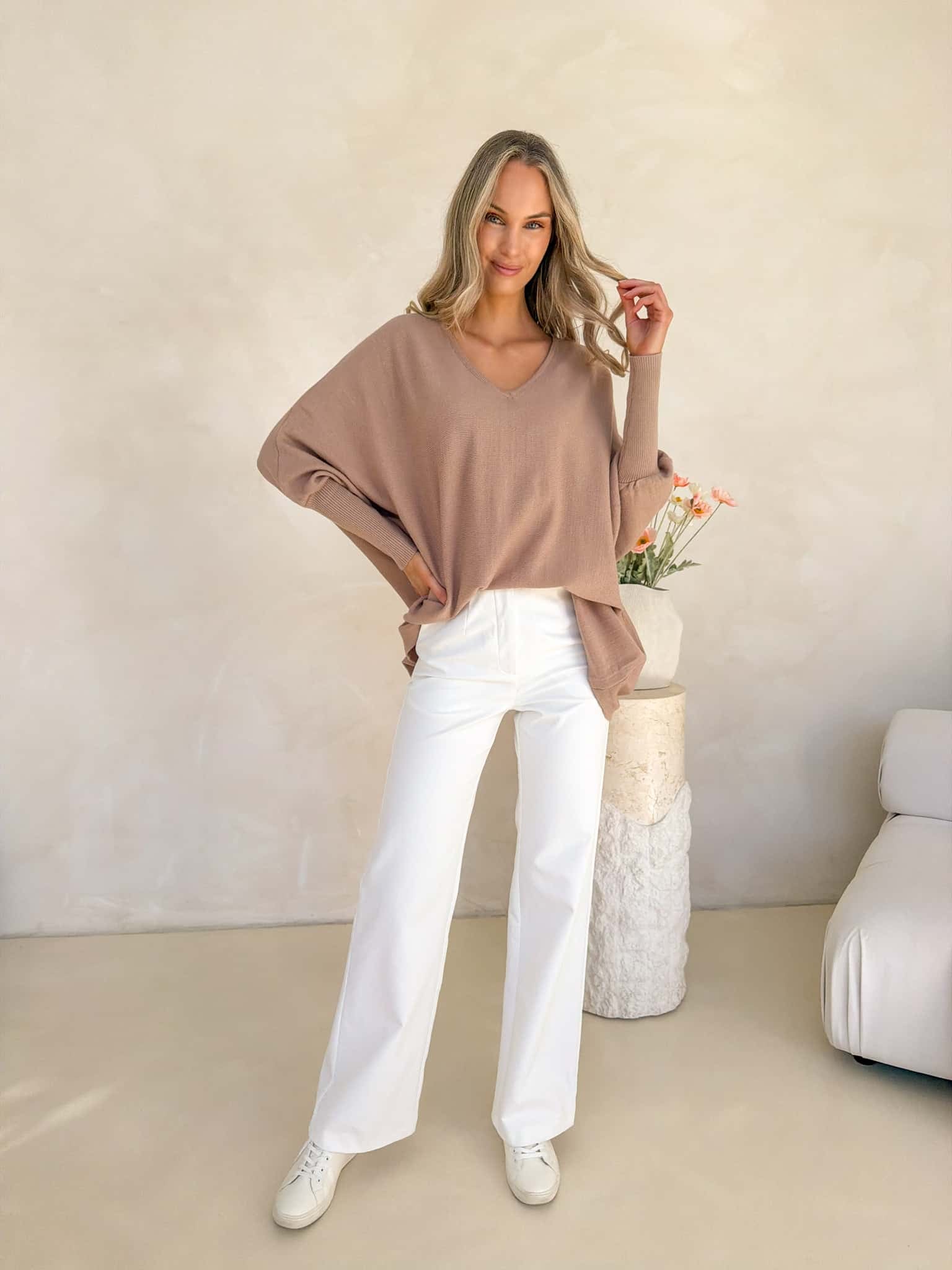 Kennedy Knit - Taupe