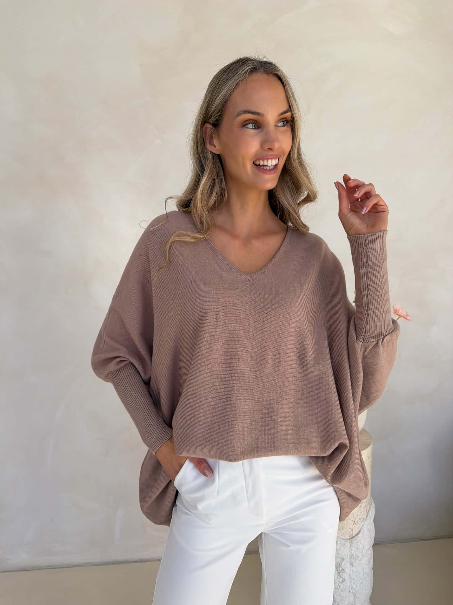 Kennedy Knit - Taupe