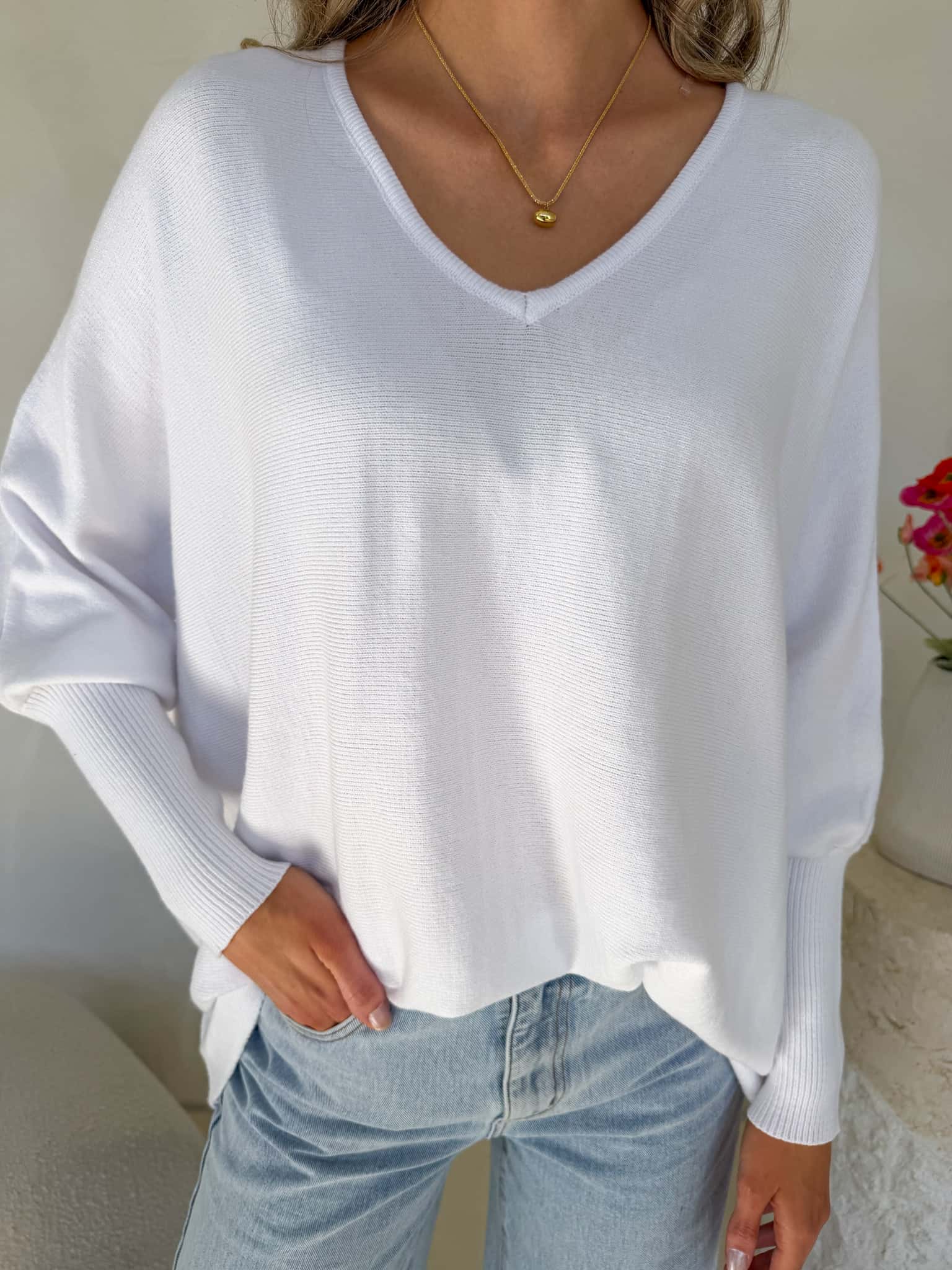 Kennedy Knit - White