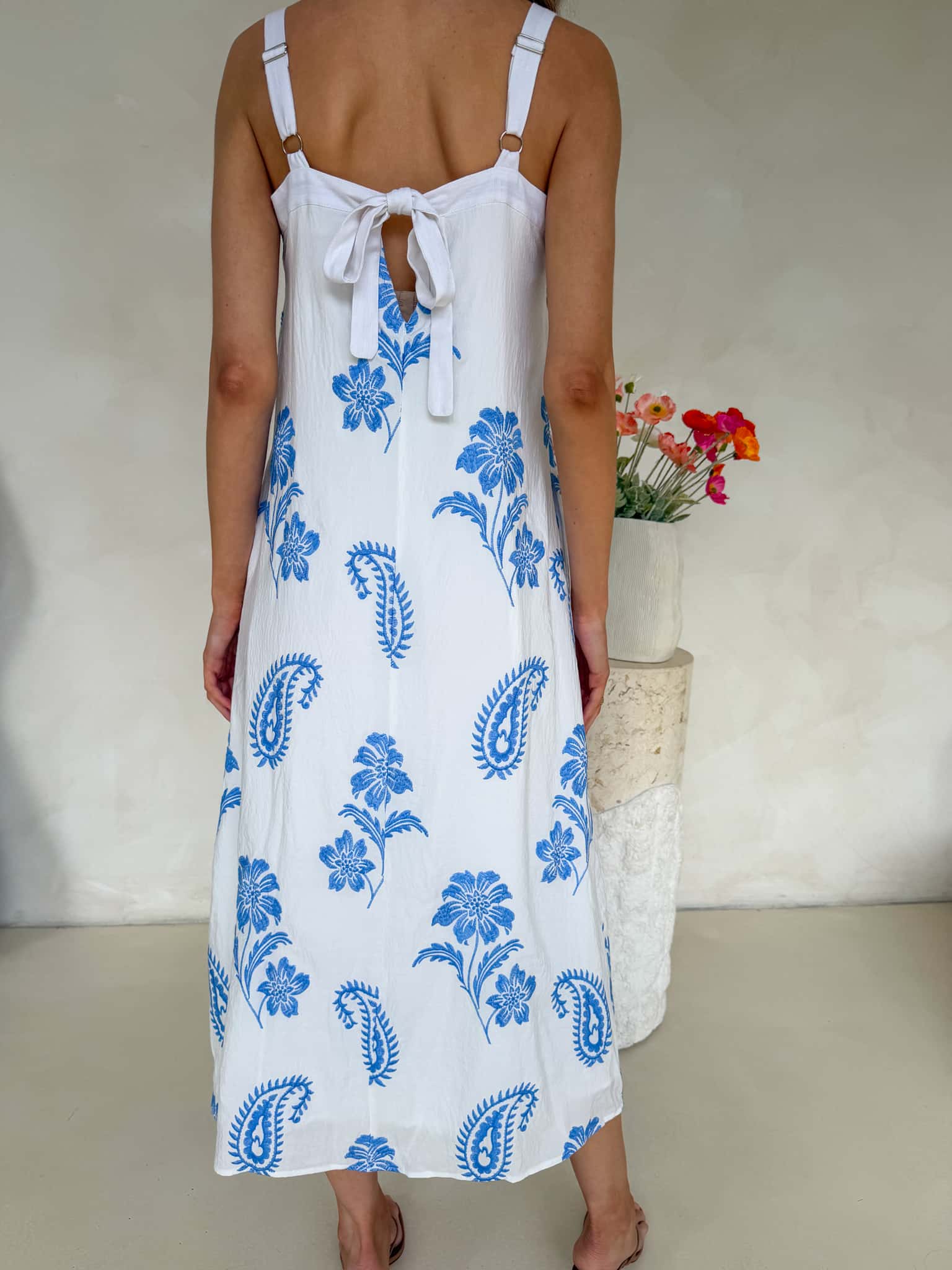 Kiki Dress - Bluebell Embroidery