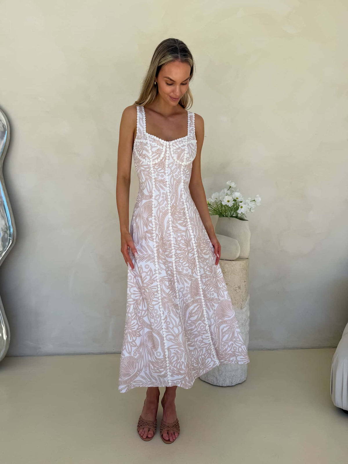 Kit Dress - Coastal Drifter Print