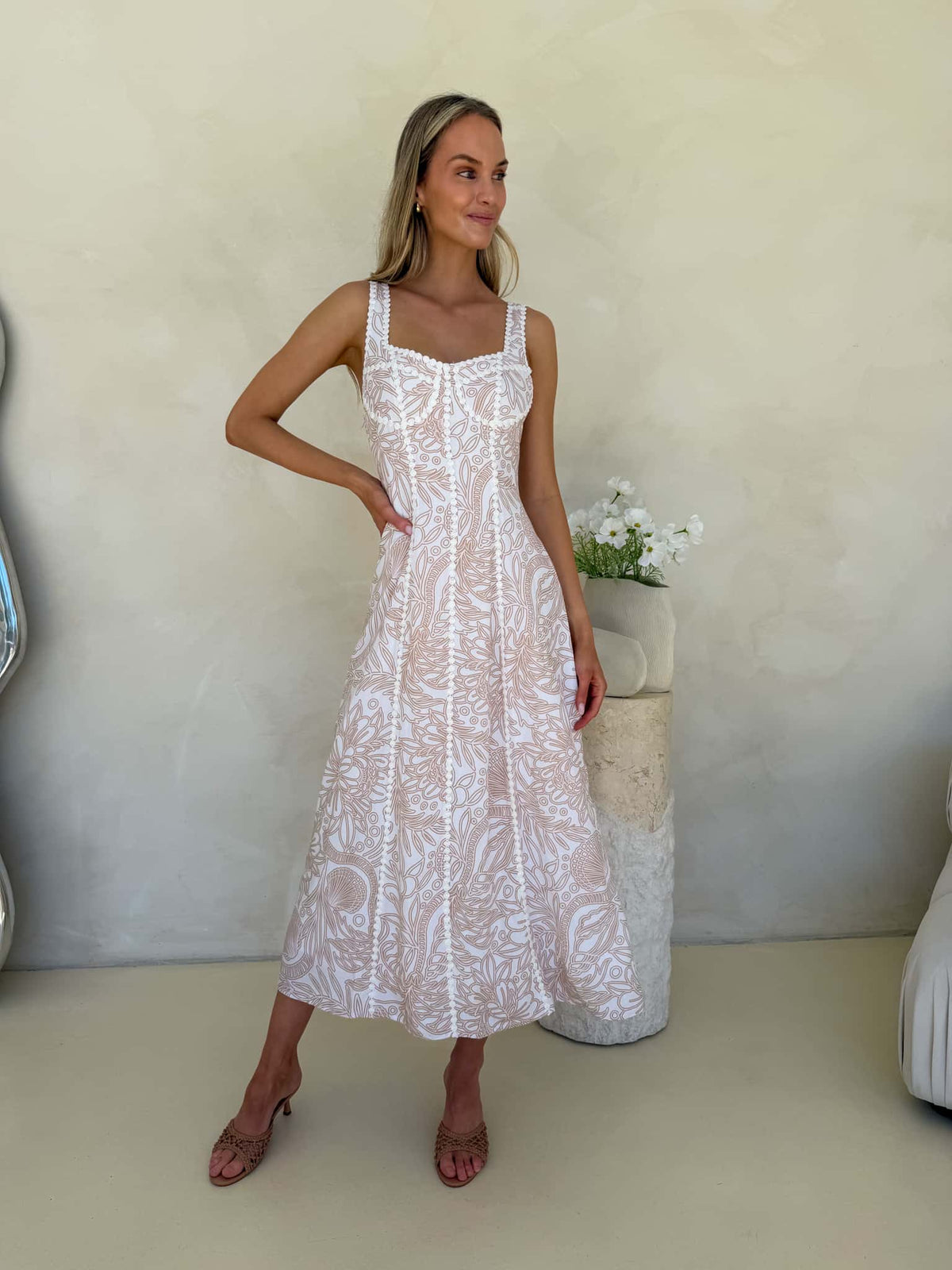 Kit Dress - Coastal Drifter Print