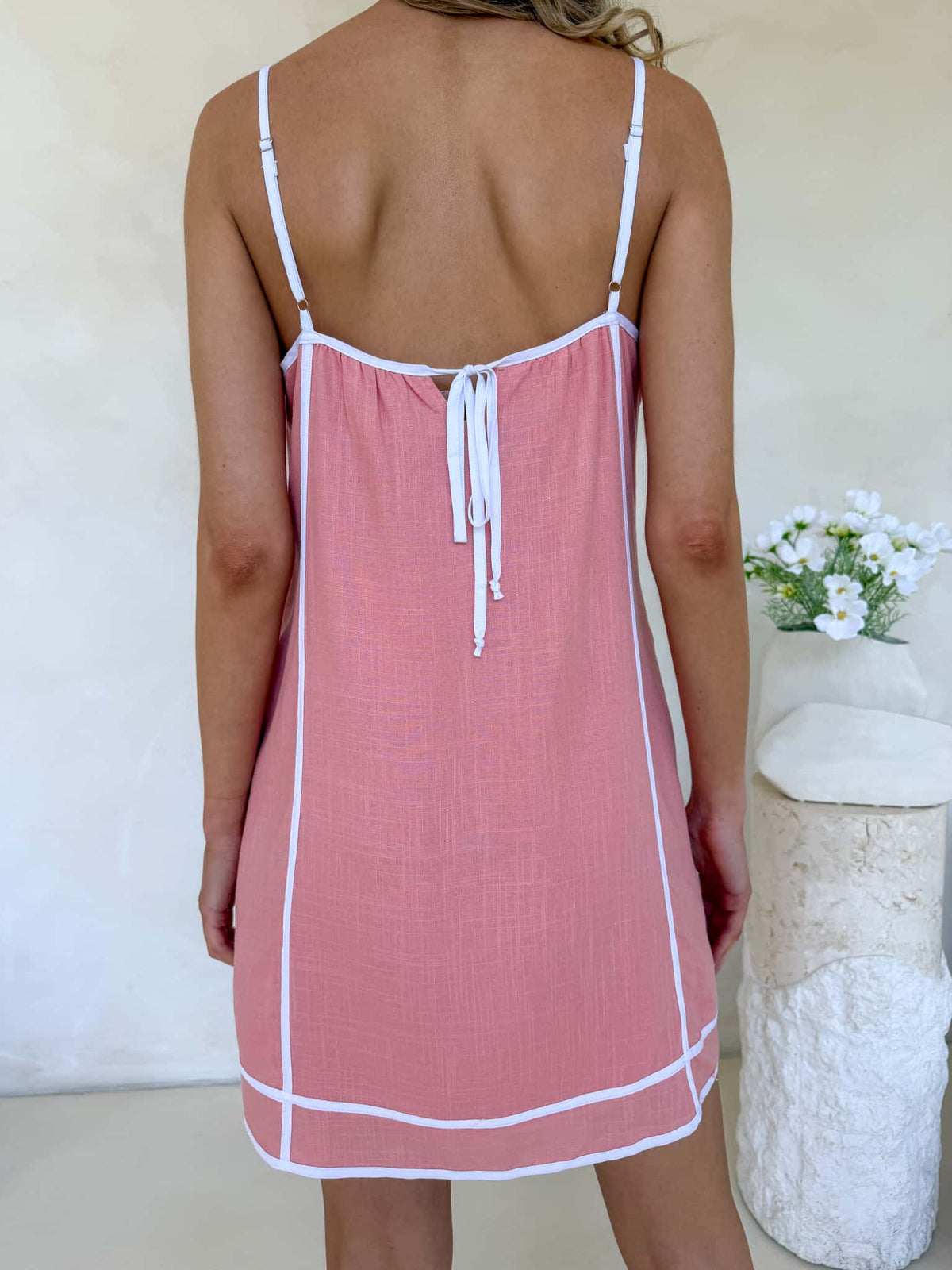 Libra Dress - Salmon