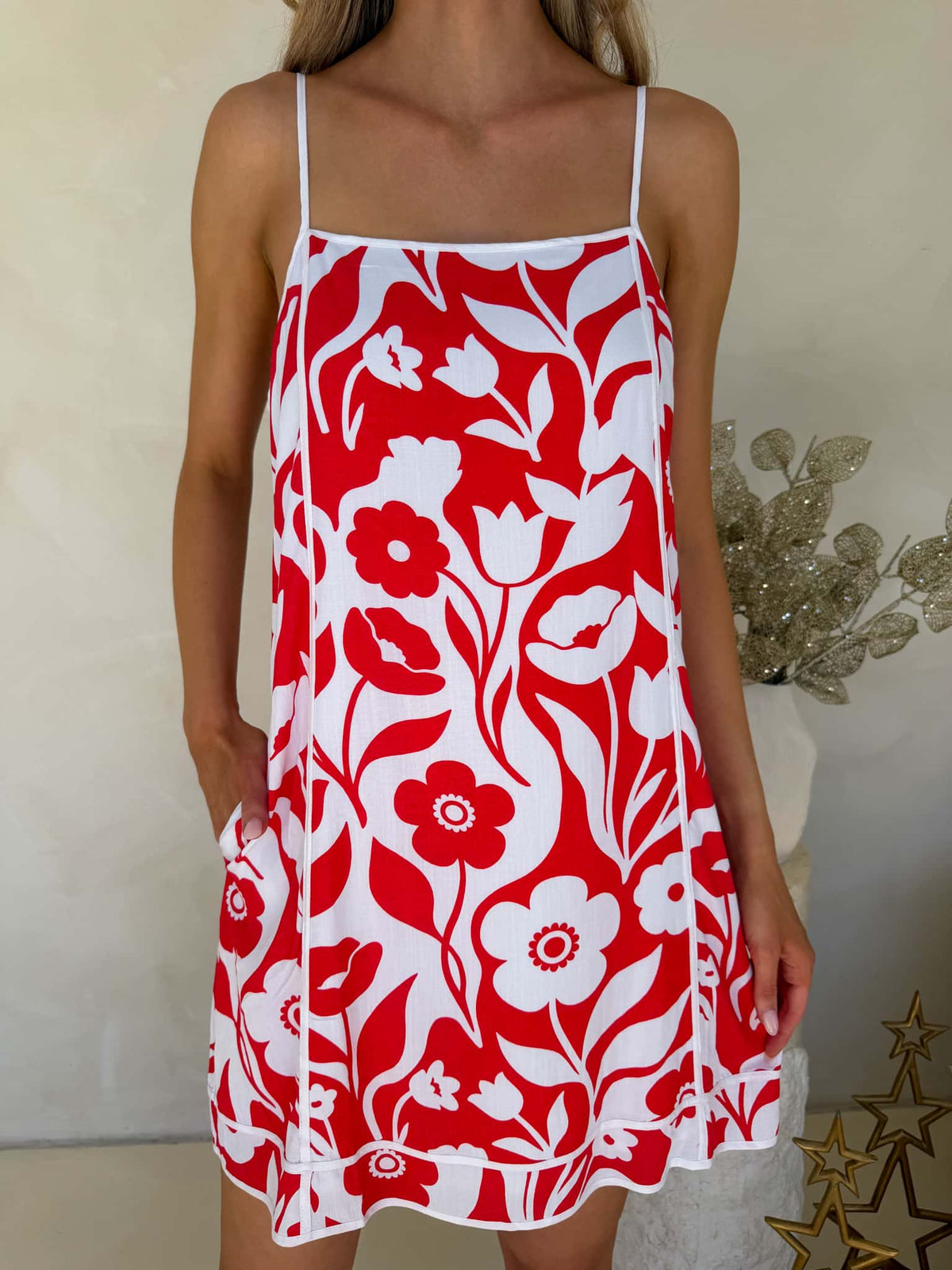 Libra Dress - Prancer Print