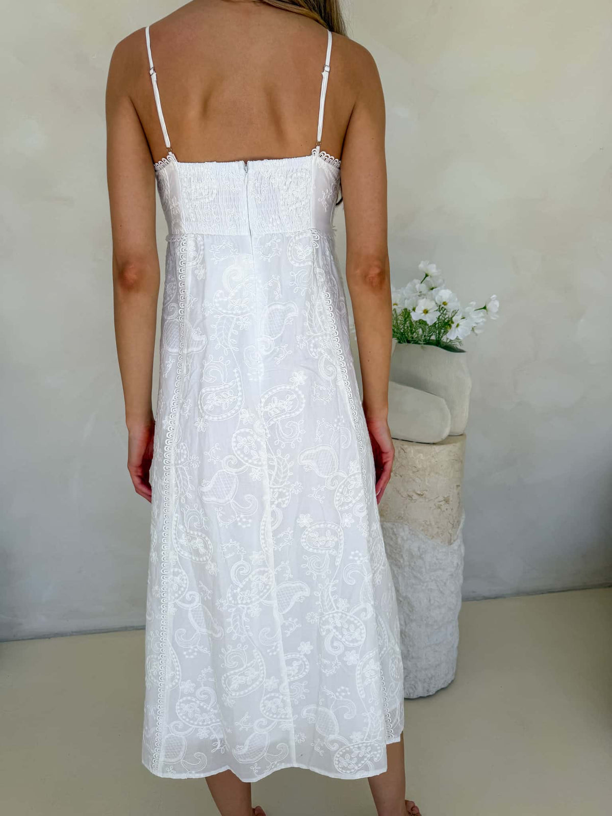 Lucille lace Dress - White