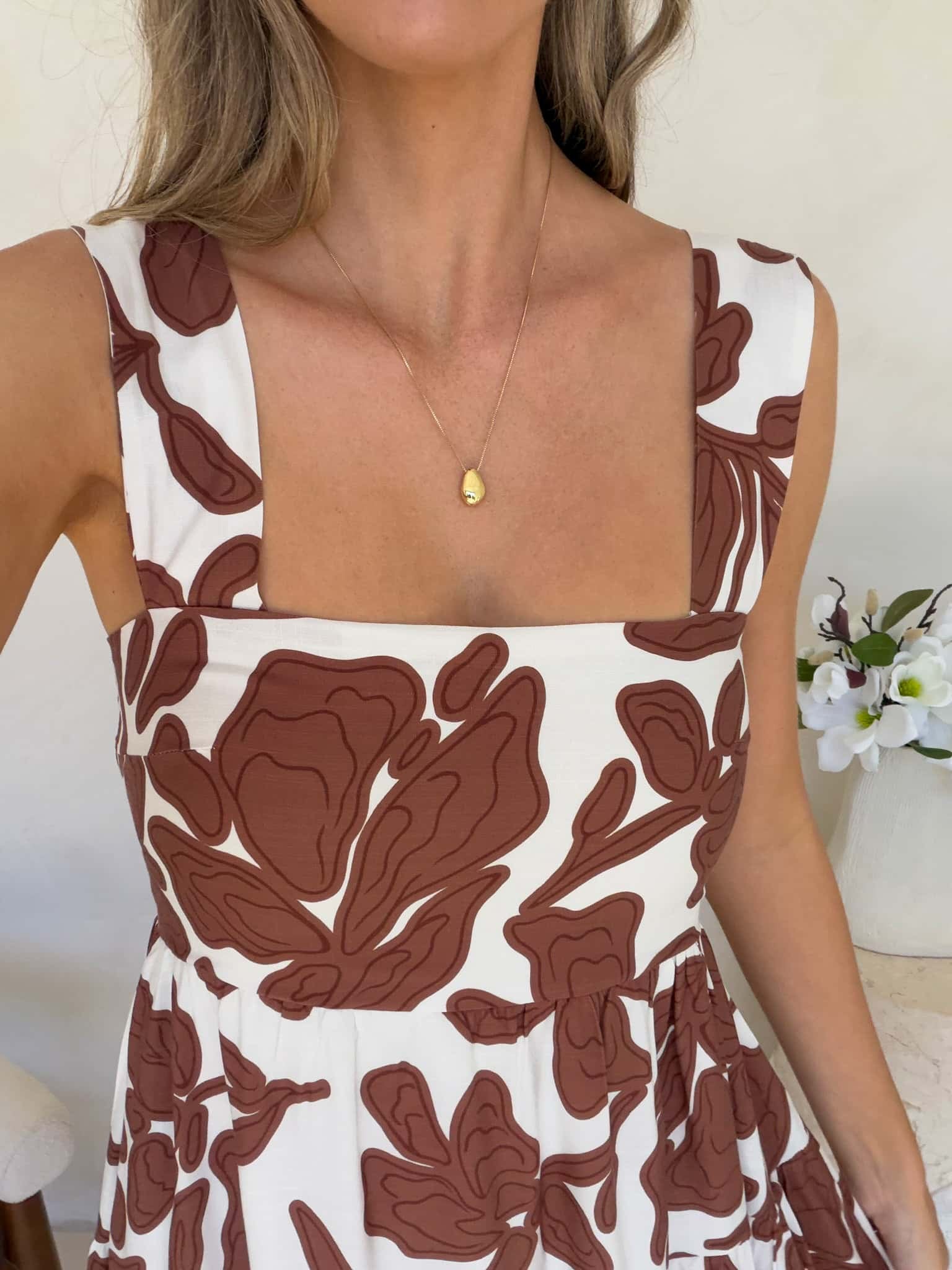 Mara Dress - Clove Print