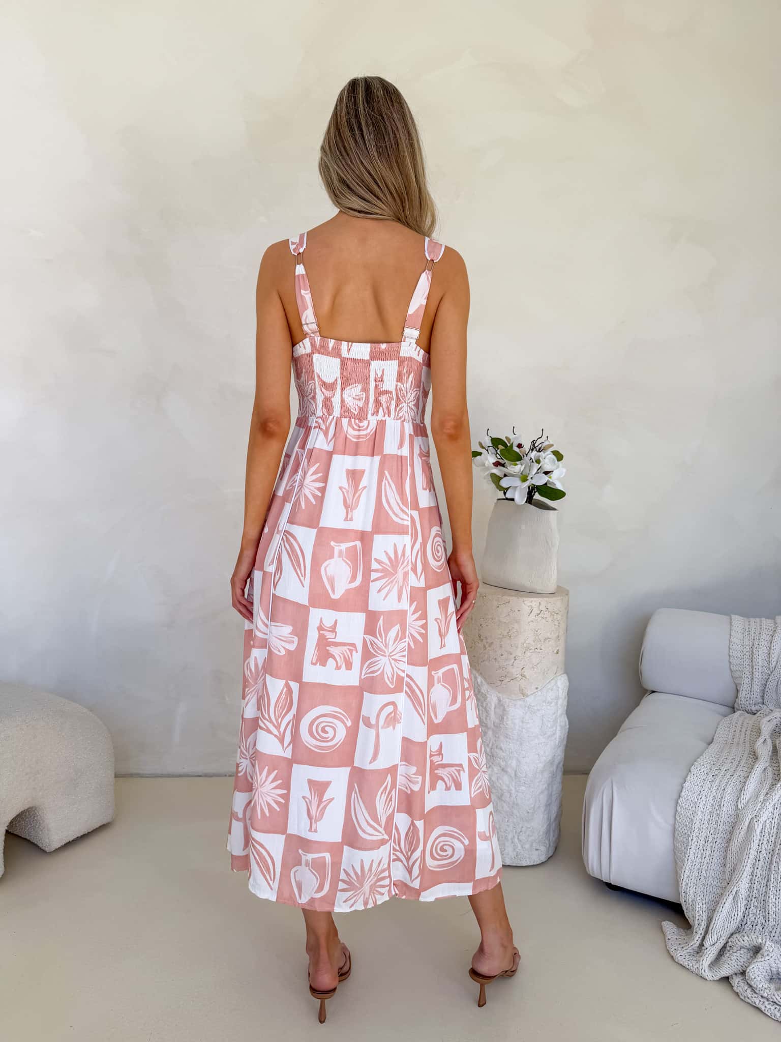 Margot Dress - Rosette Print