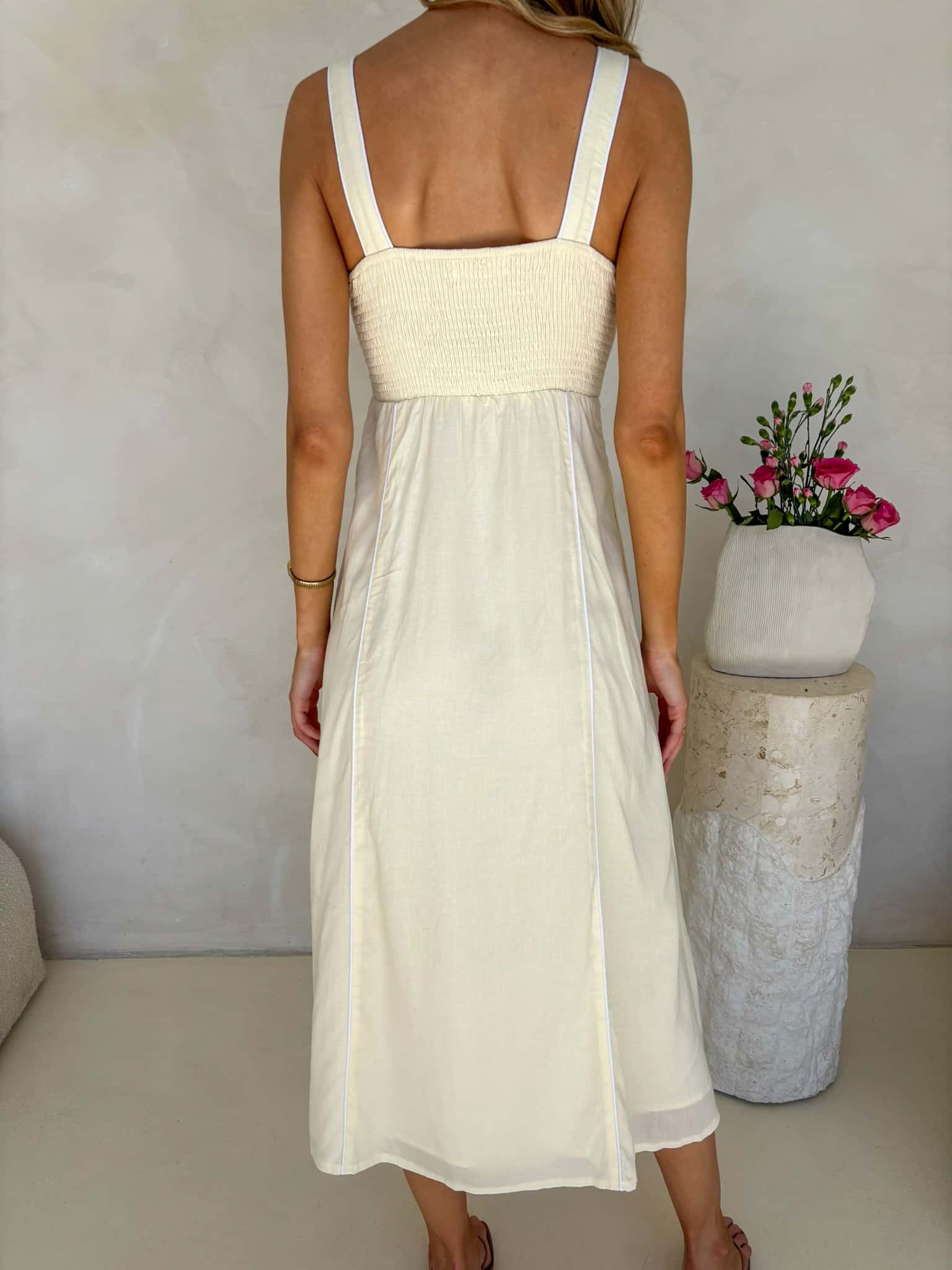 Margot Dress - Butter Yellow