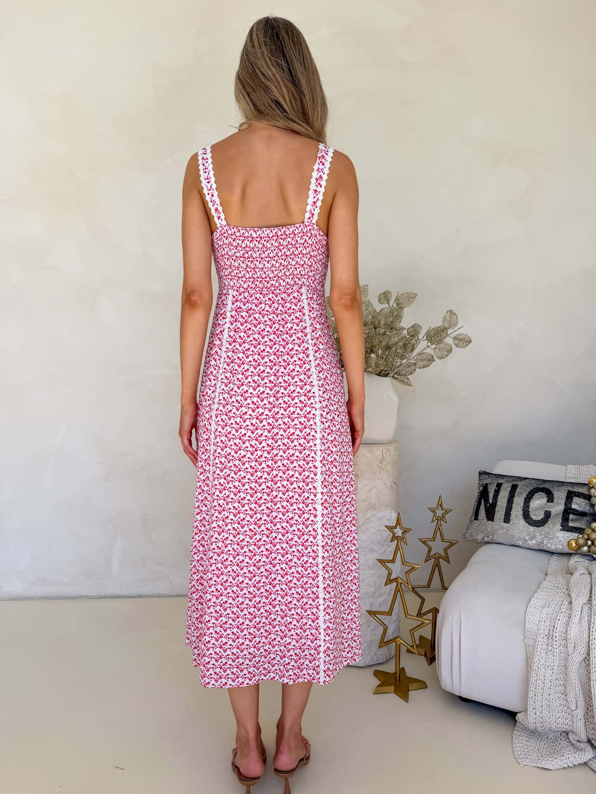 Margot Dress - Mistletoe Print