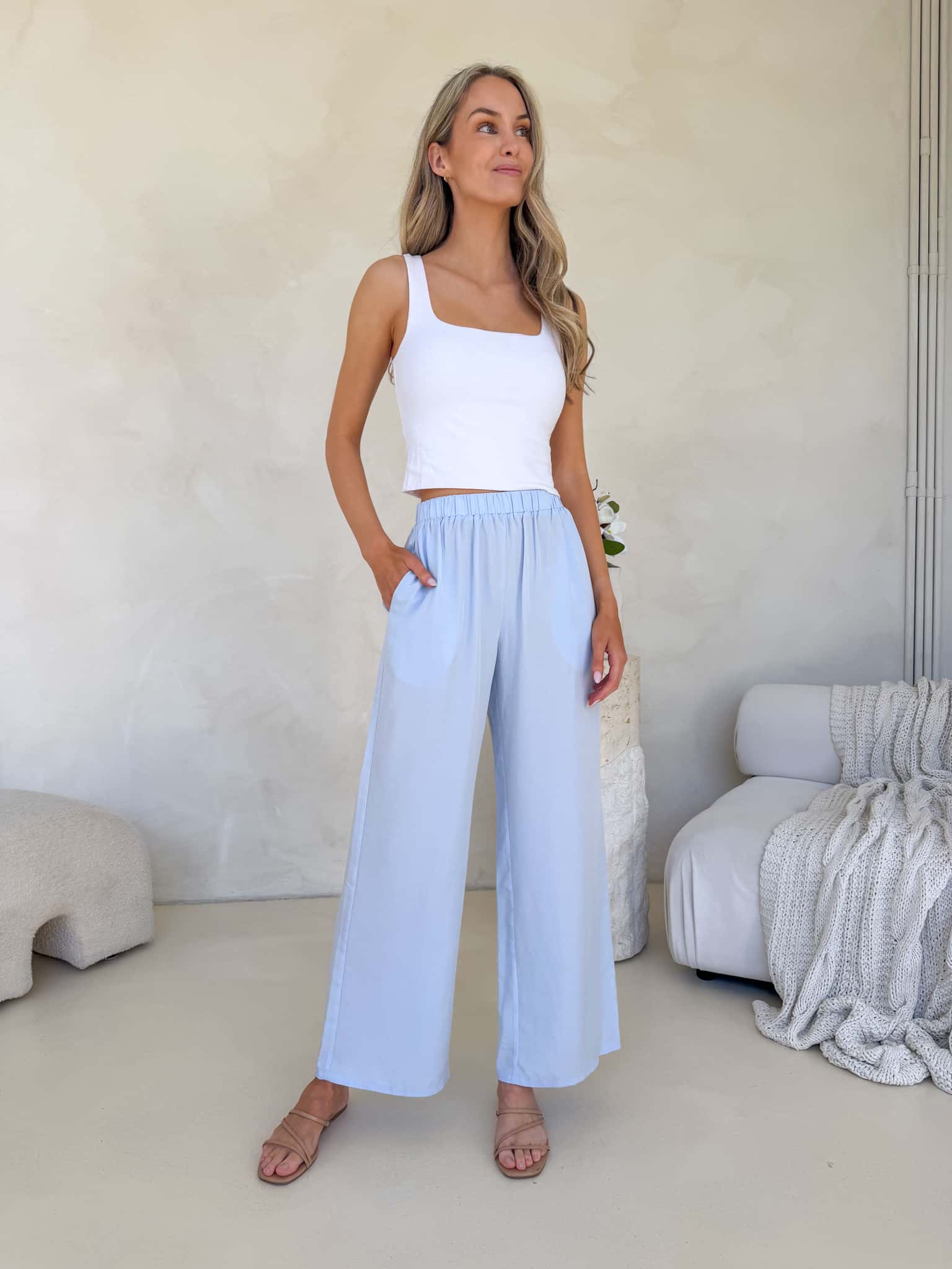 Maria Pant - Ice Blue