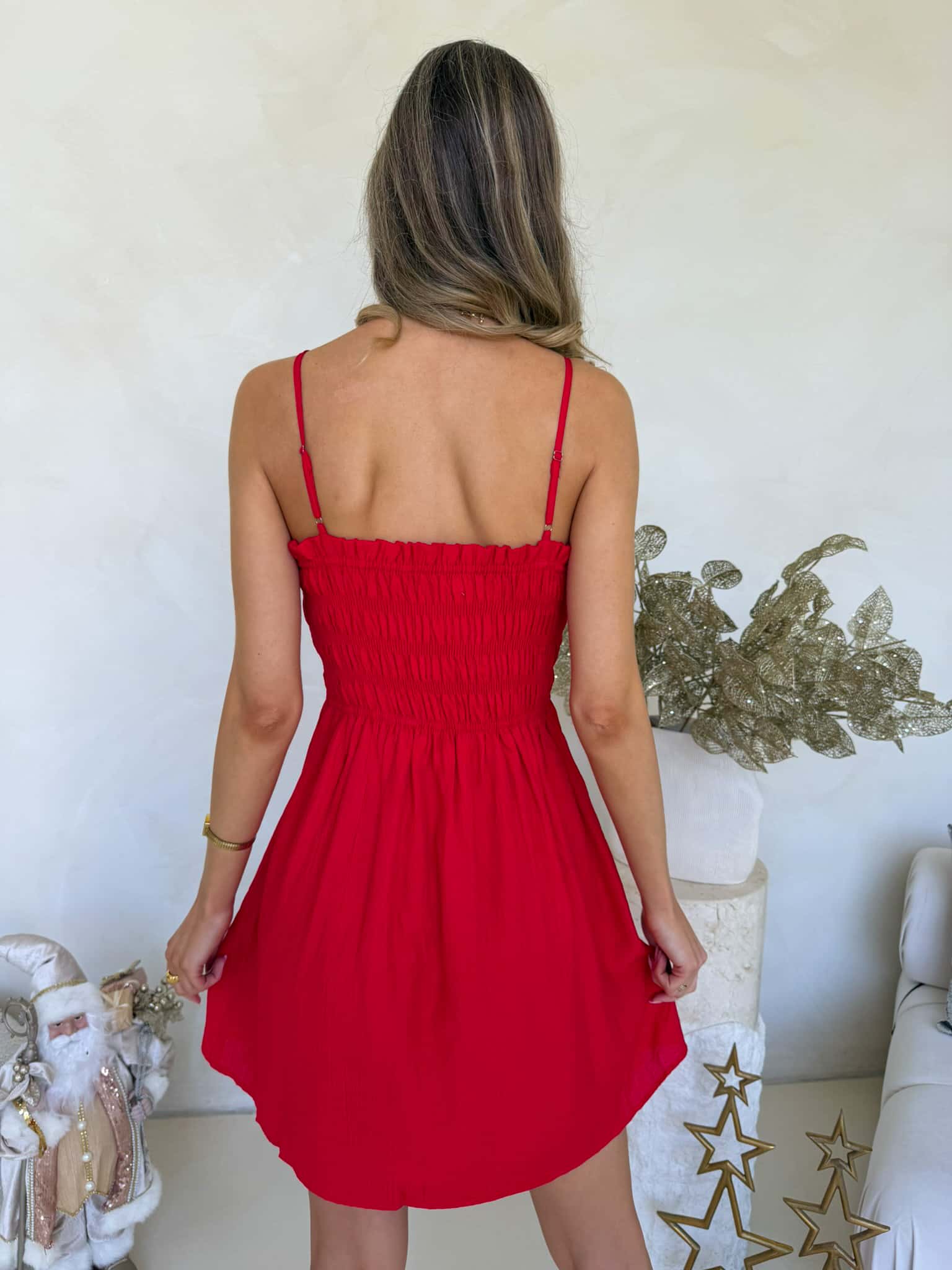 Cove Mini Dress - Red