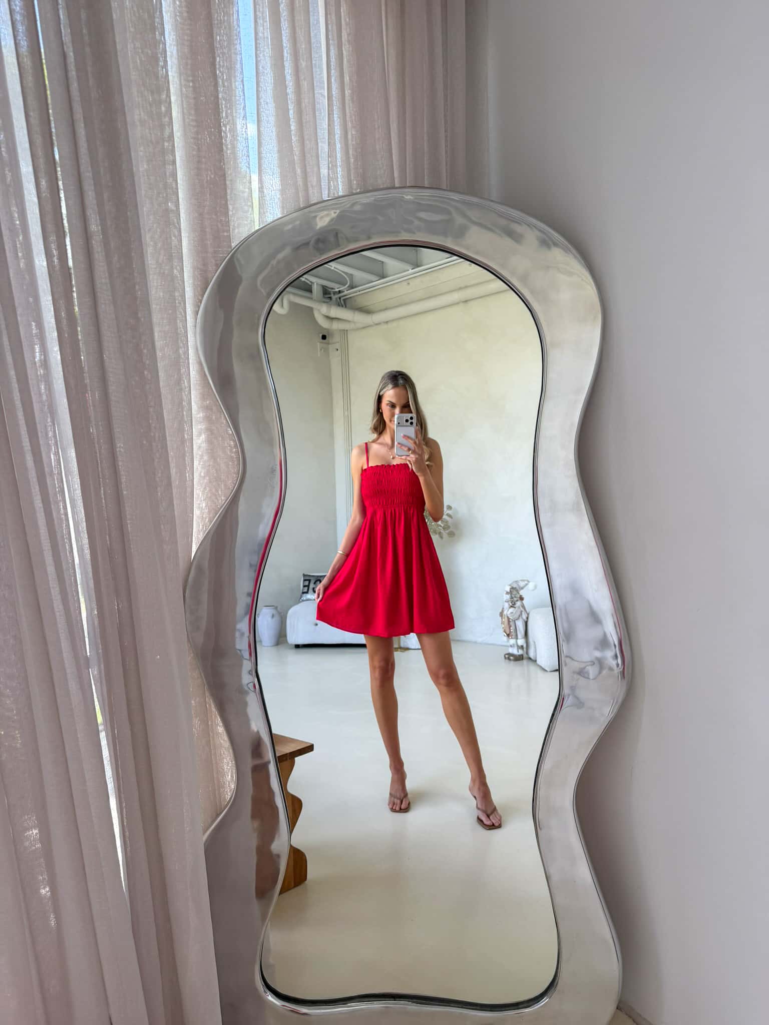 Cove Mini Dress - Red