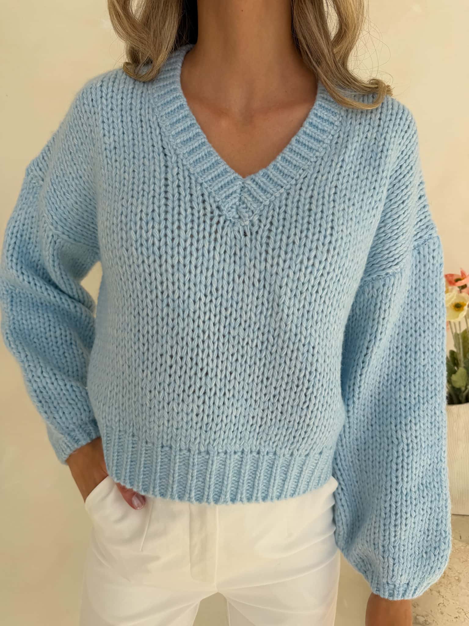 Molly Knit - Ice Blue