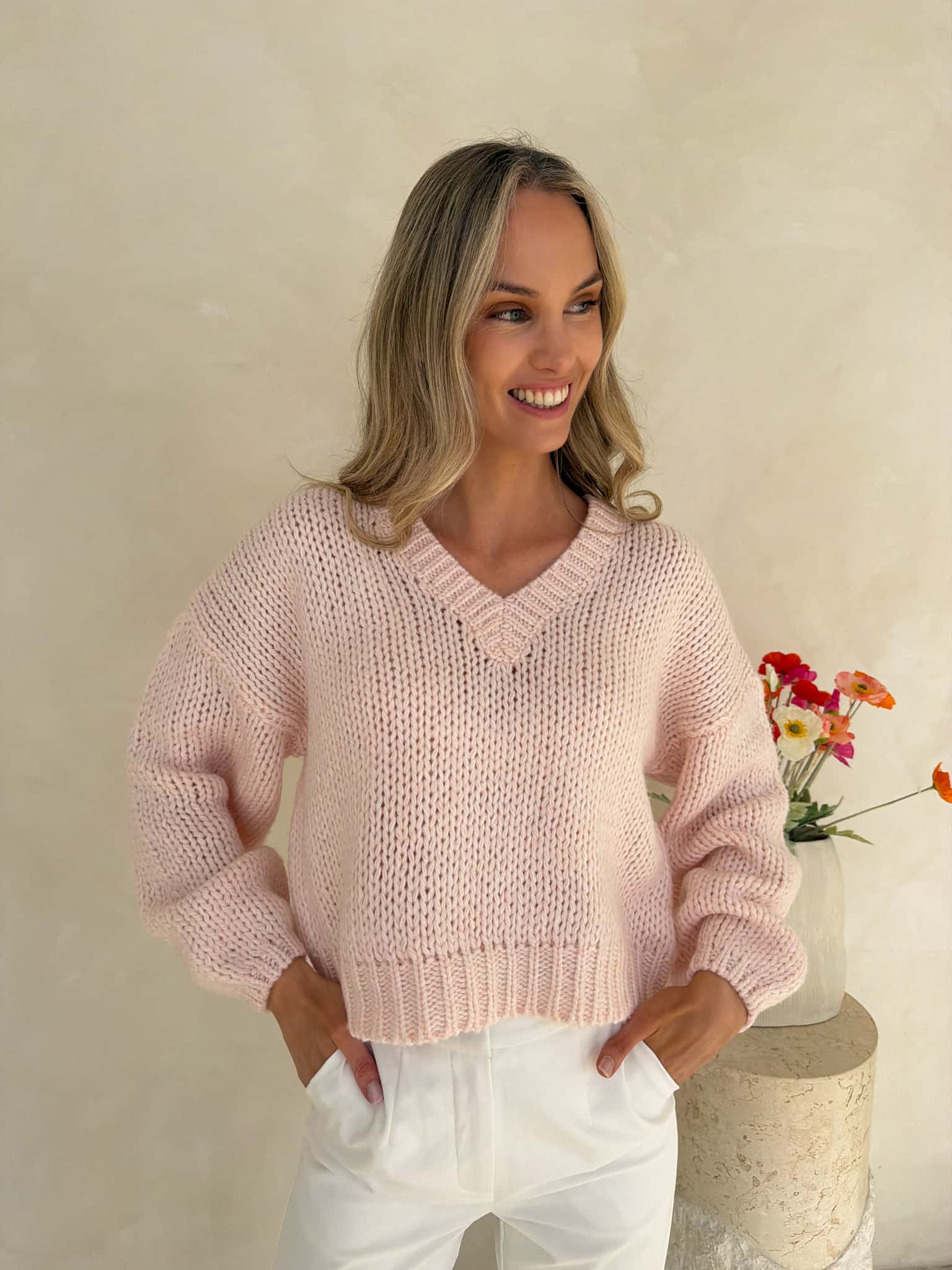 Molly Knit - Light Pink