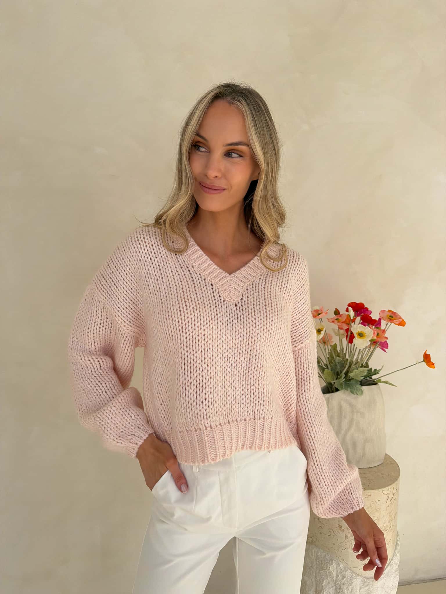 Molly Knit - Light Pink