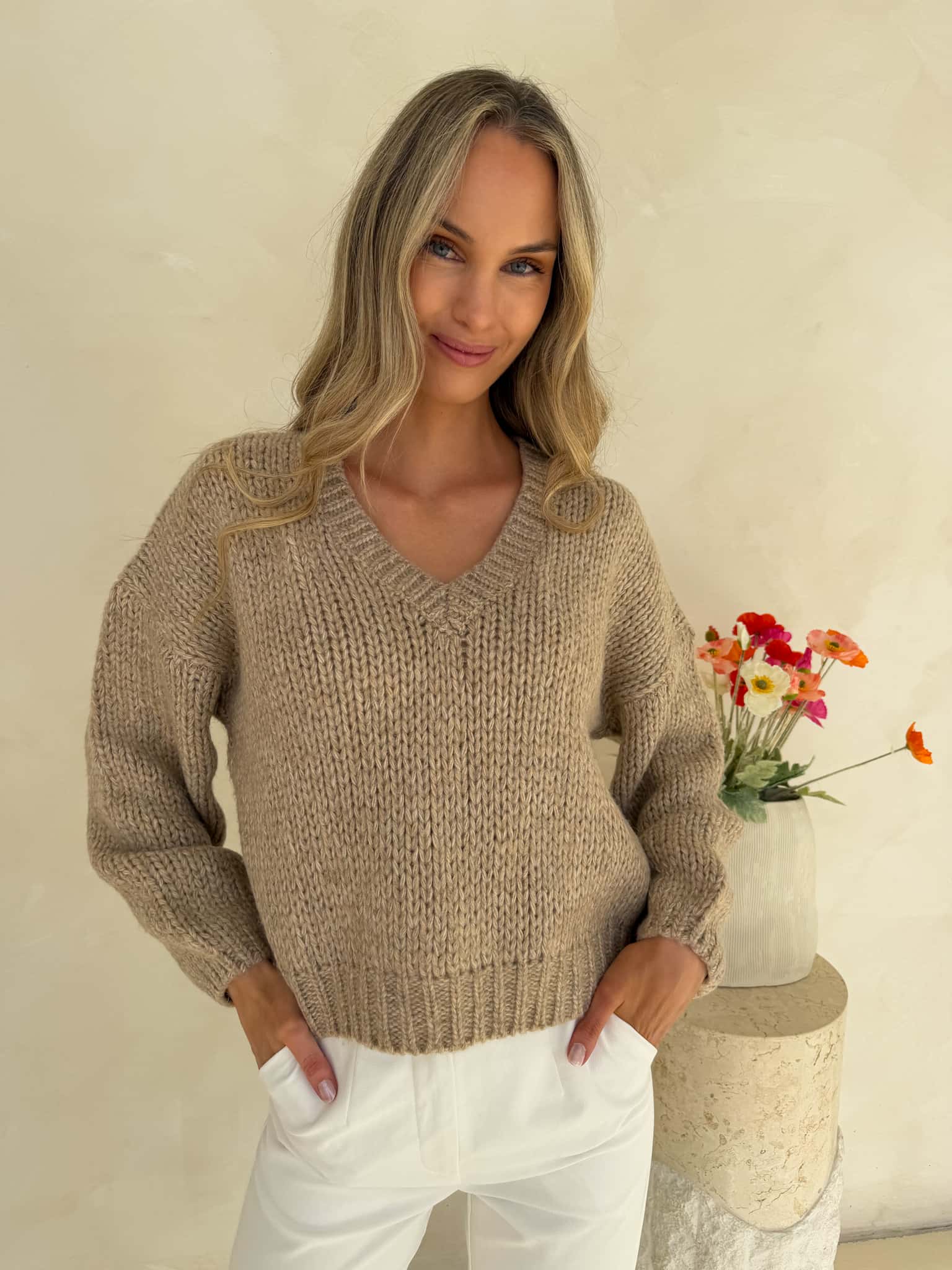 Molly Knit - Taupe