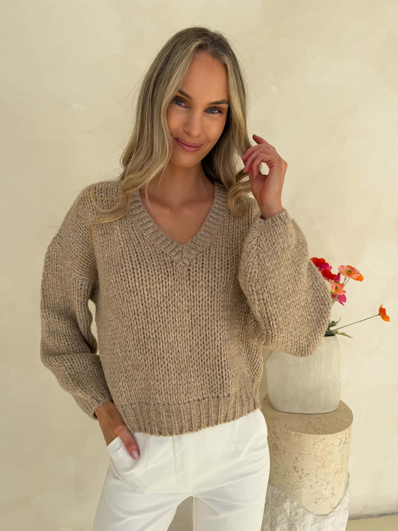 Molly Knit - Taupe