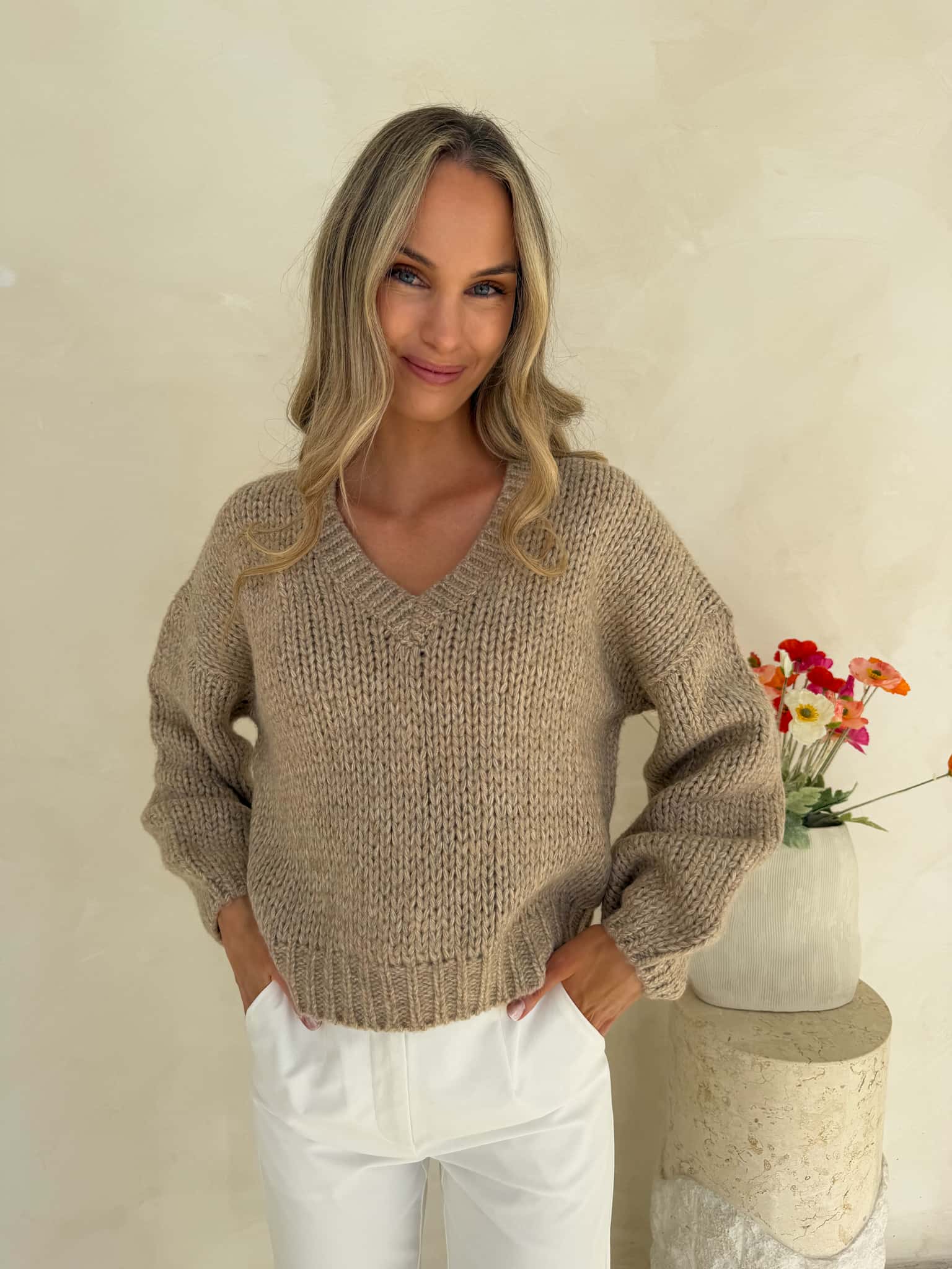 Molly Knit - Taupe