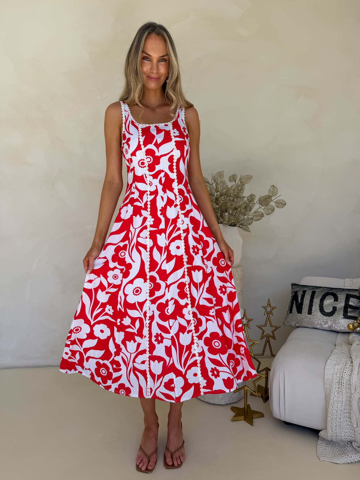 Valentina Dress - Prancer Print
