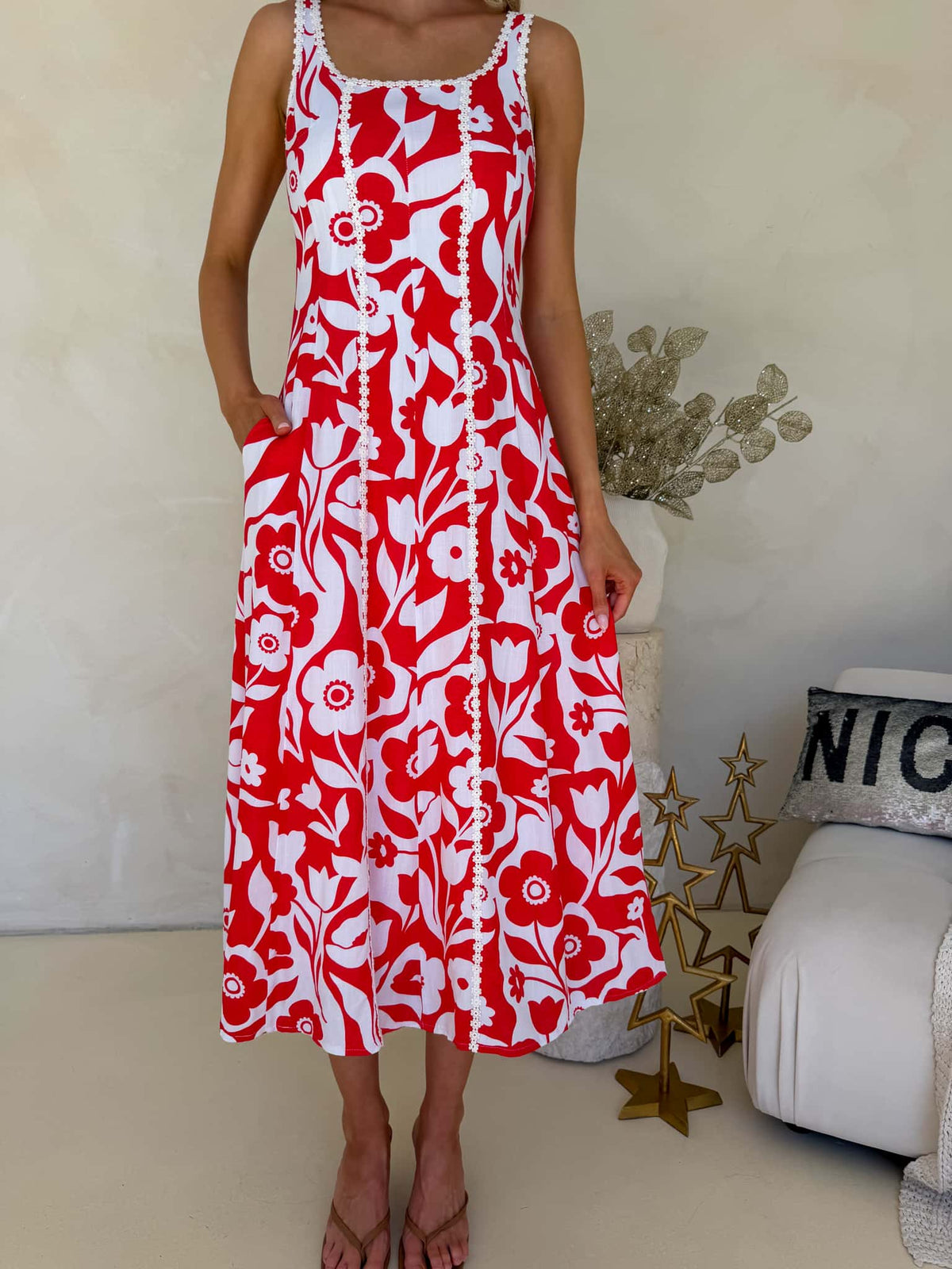 Valentina Dress - Prancer Print