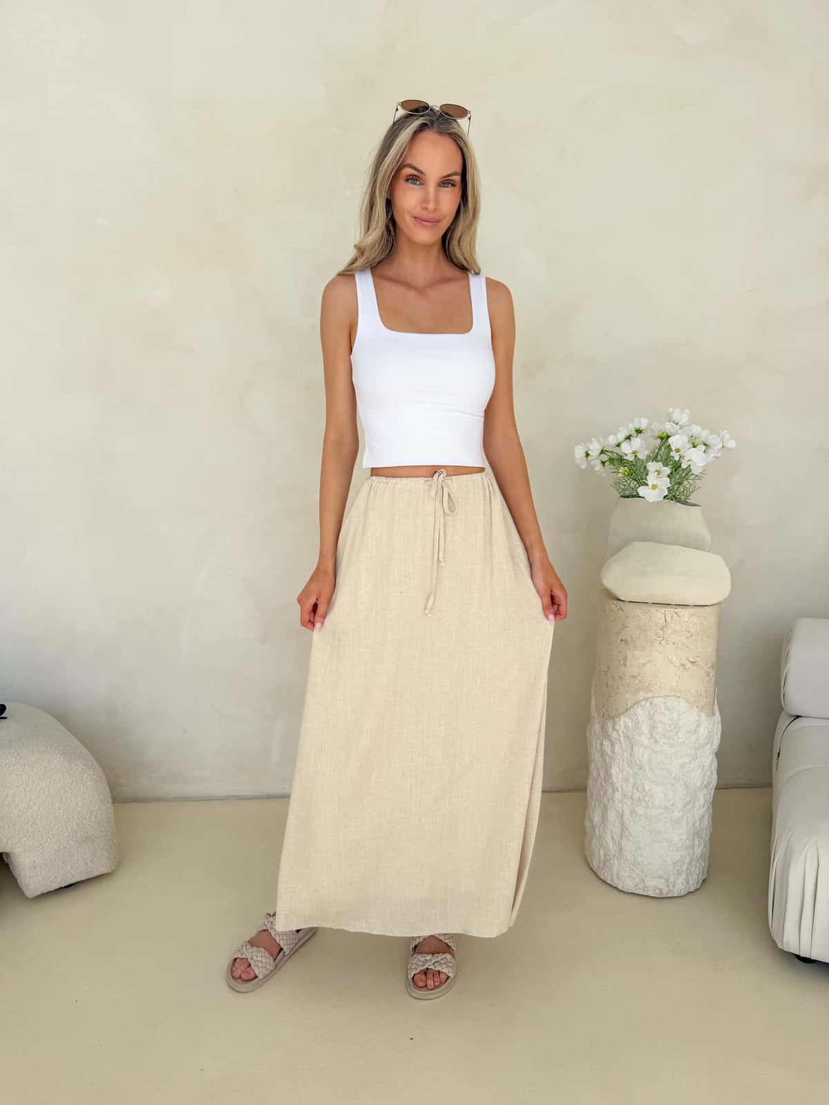 Nova Skirt - Natural