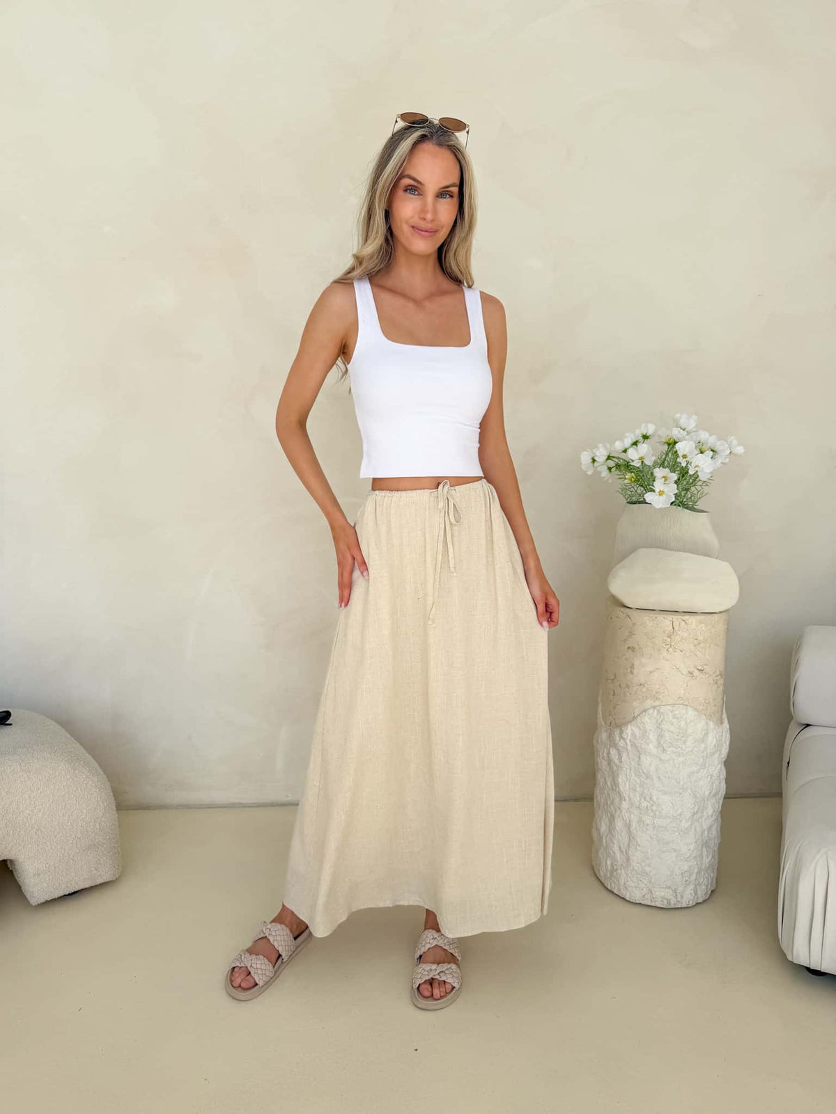 Nova Skirt - Natural