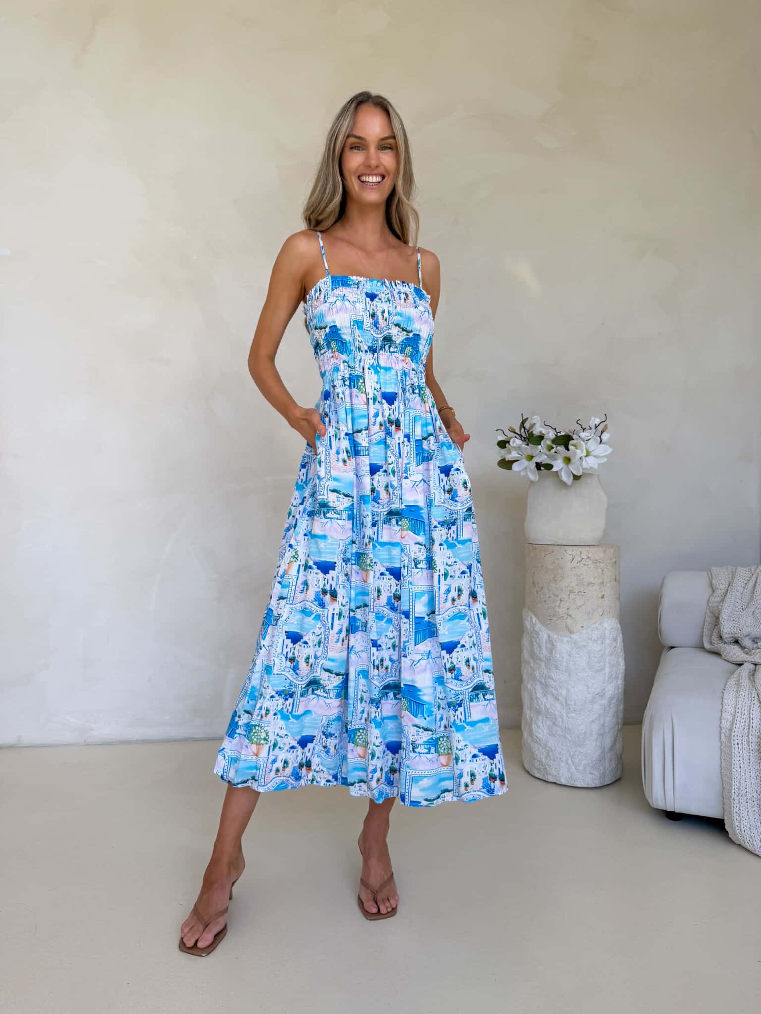 Palm Cove Dress - Casa Del Sol Print