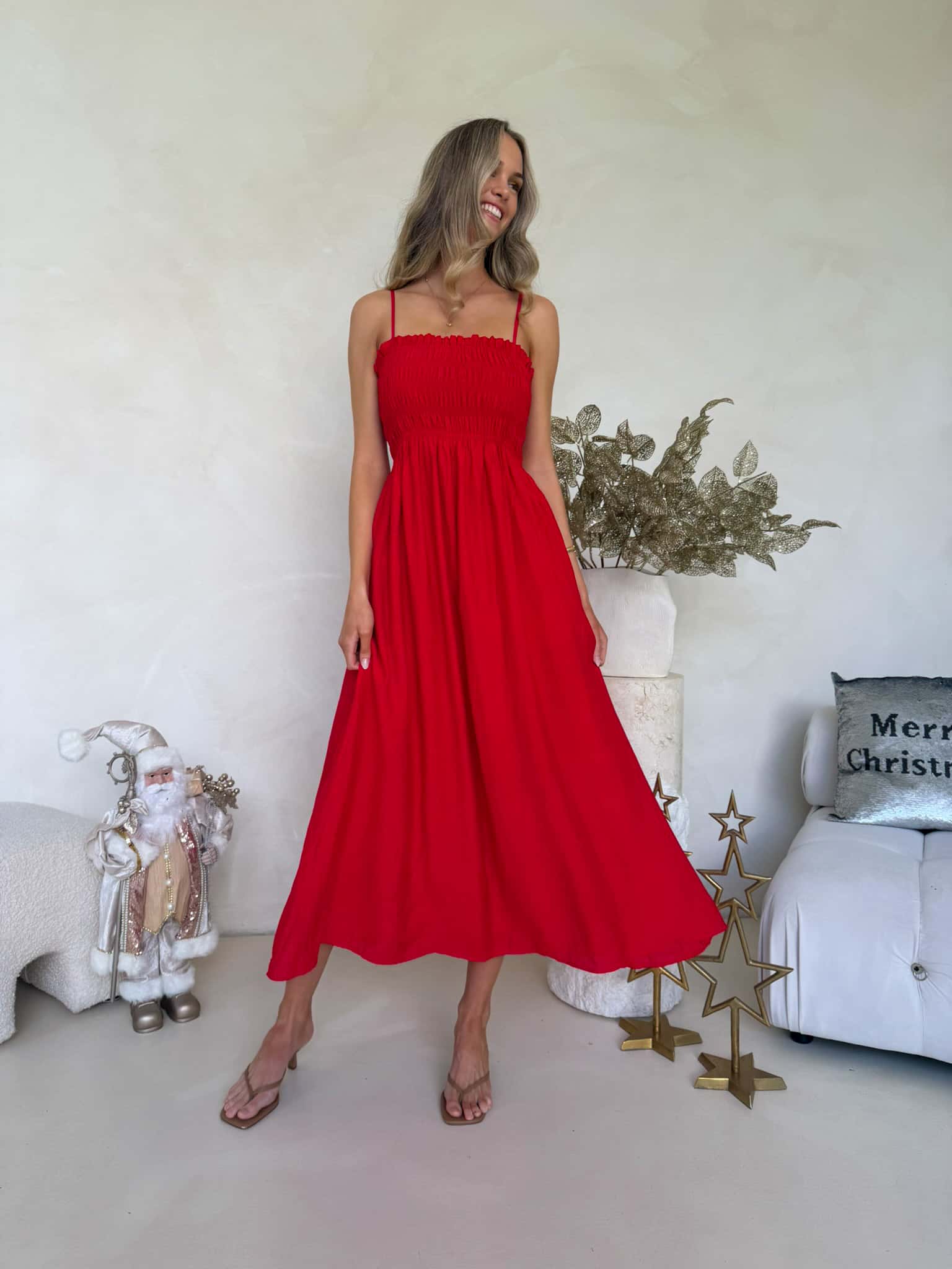Palm Cove Dress - Red