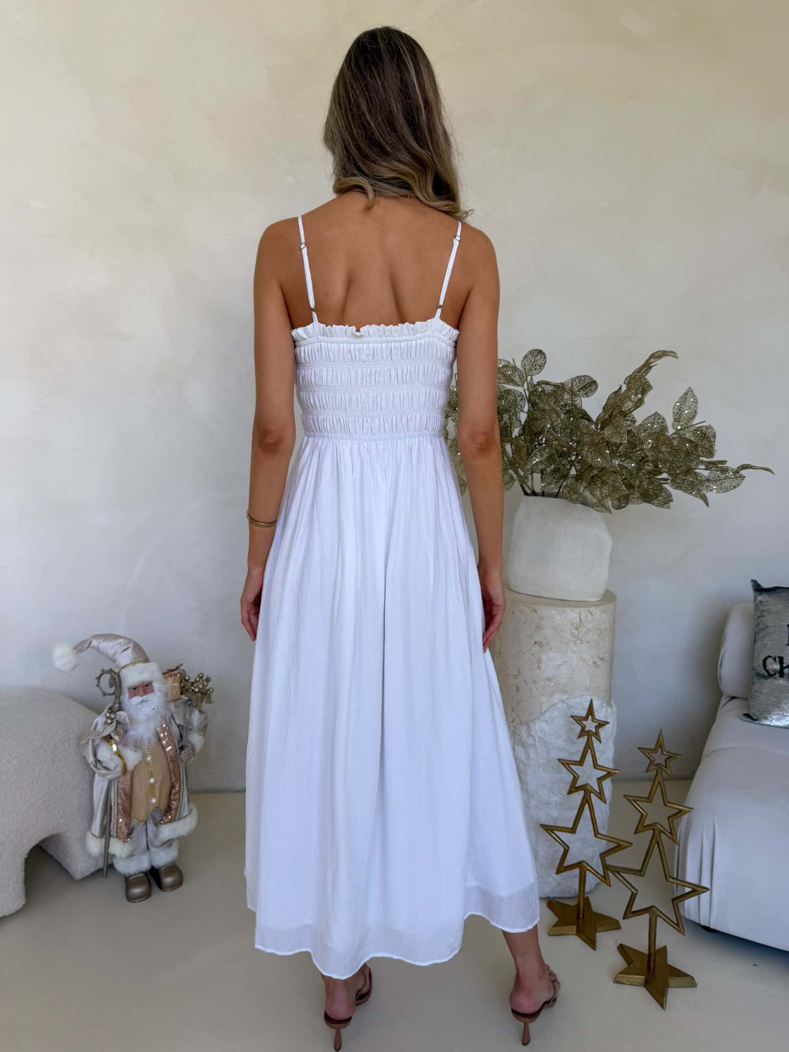 Palm Cove Dress - White