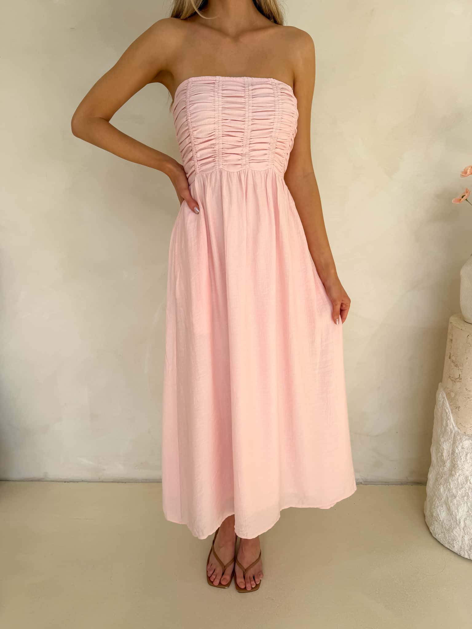 Poppy Dress - Light Pink