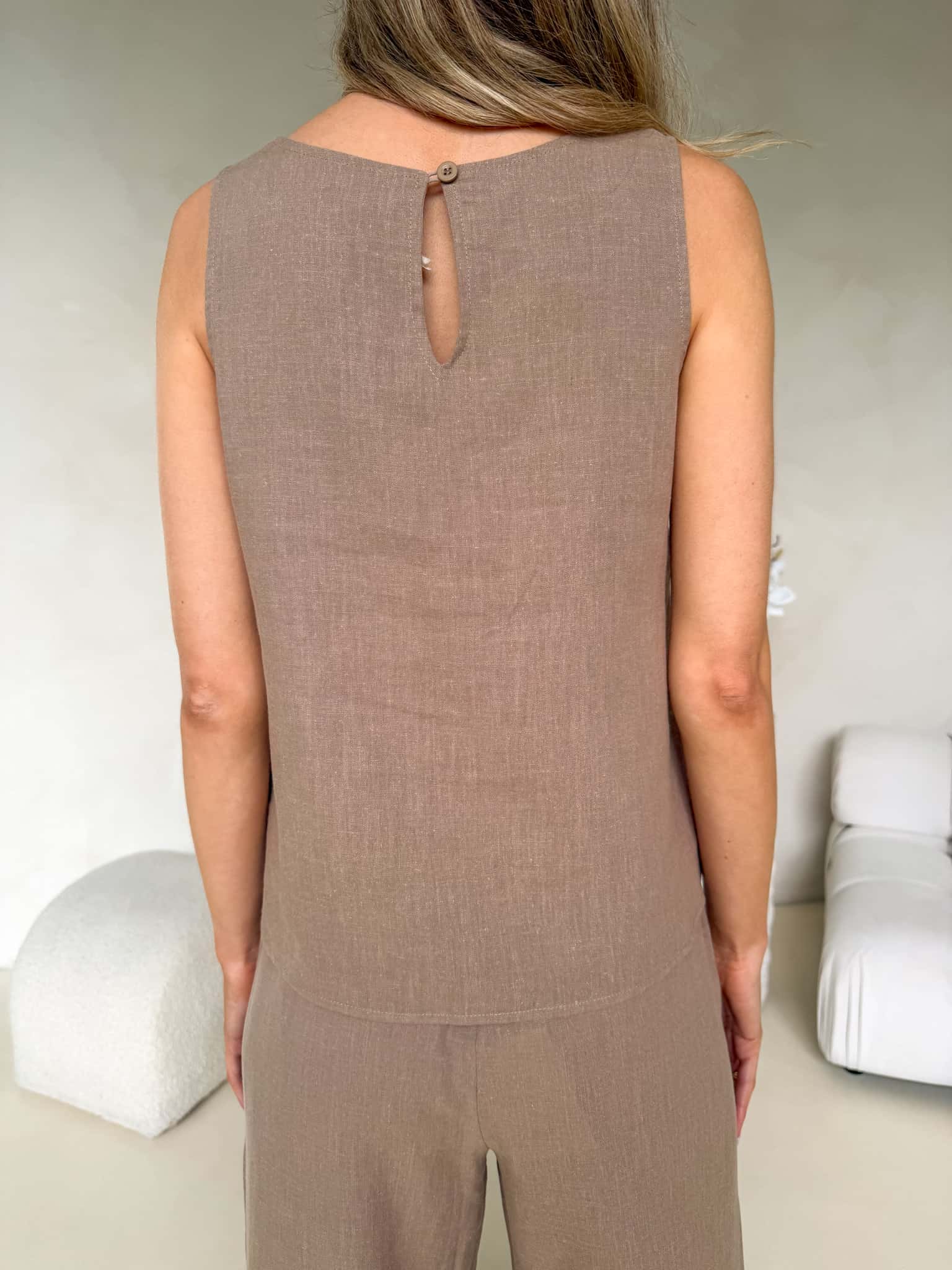 Posy Top - Taupe