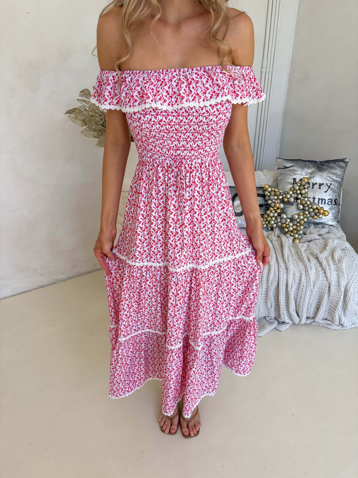Rylan Dress - Mistletoe Print