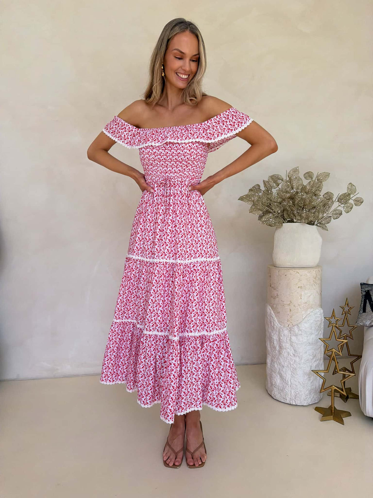 Rylan Dress - Mistletoe Print