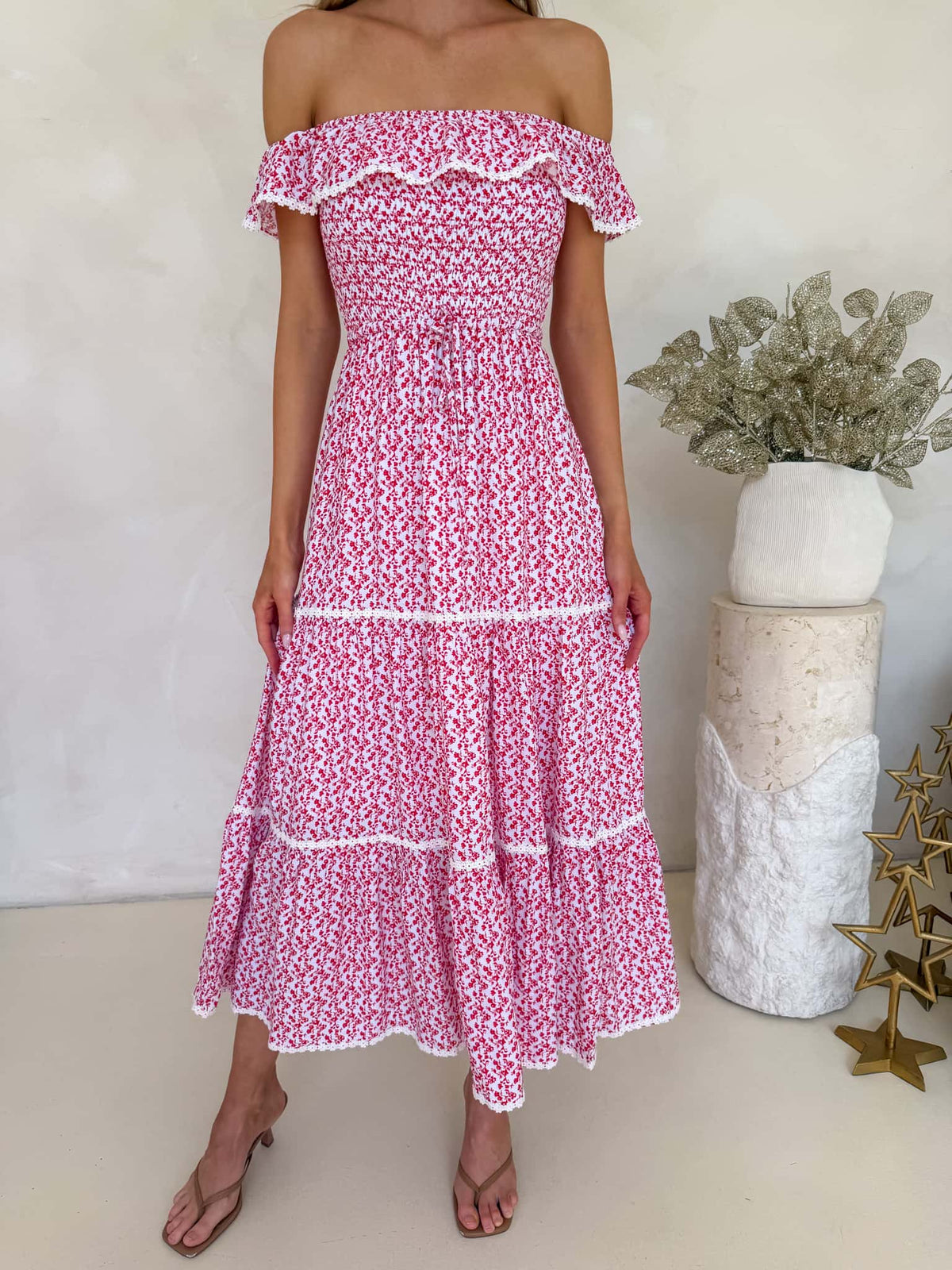 Rylan Dress - Mistletoe Print
