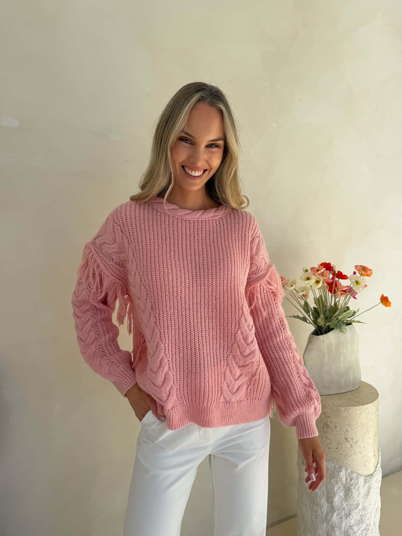Saskia Knit - Pink