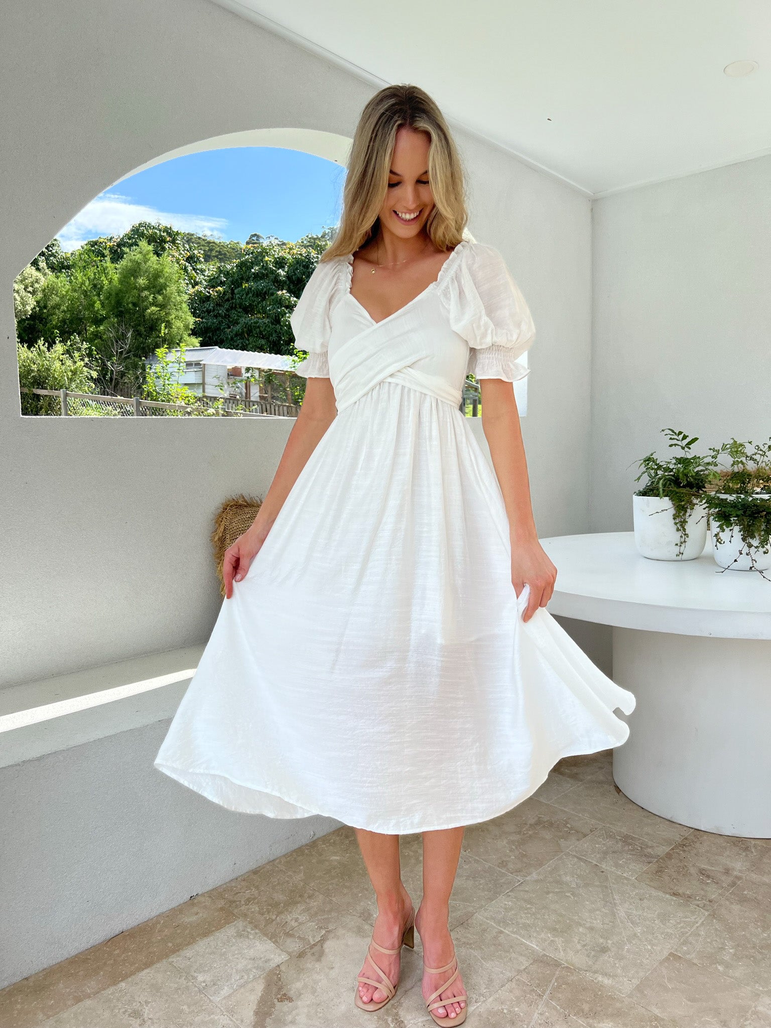 The Retro Swirls Savannah Dress - AS main image 1