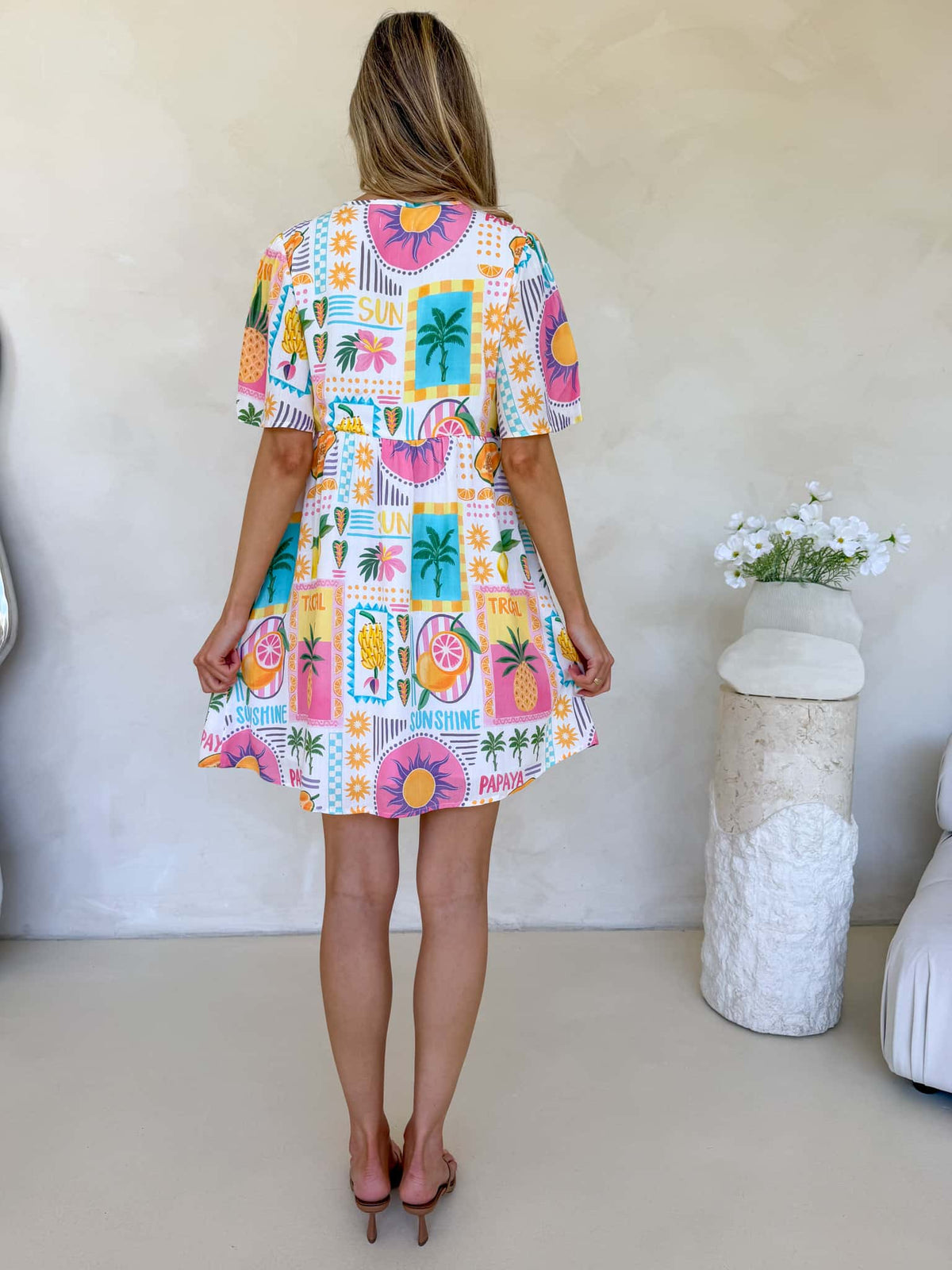 Sienna Dress - Fiesta Print