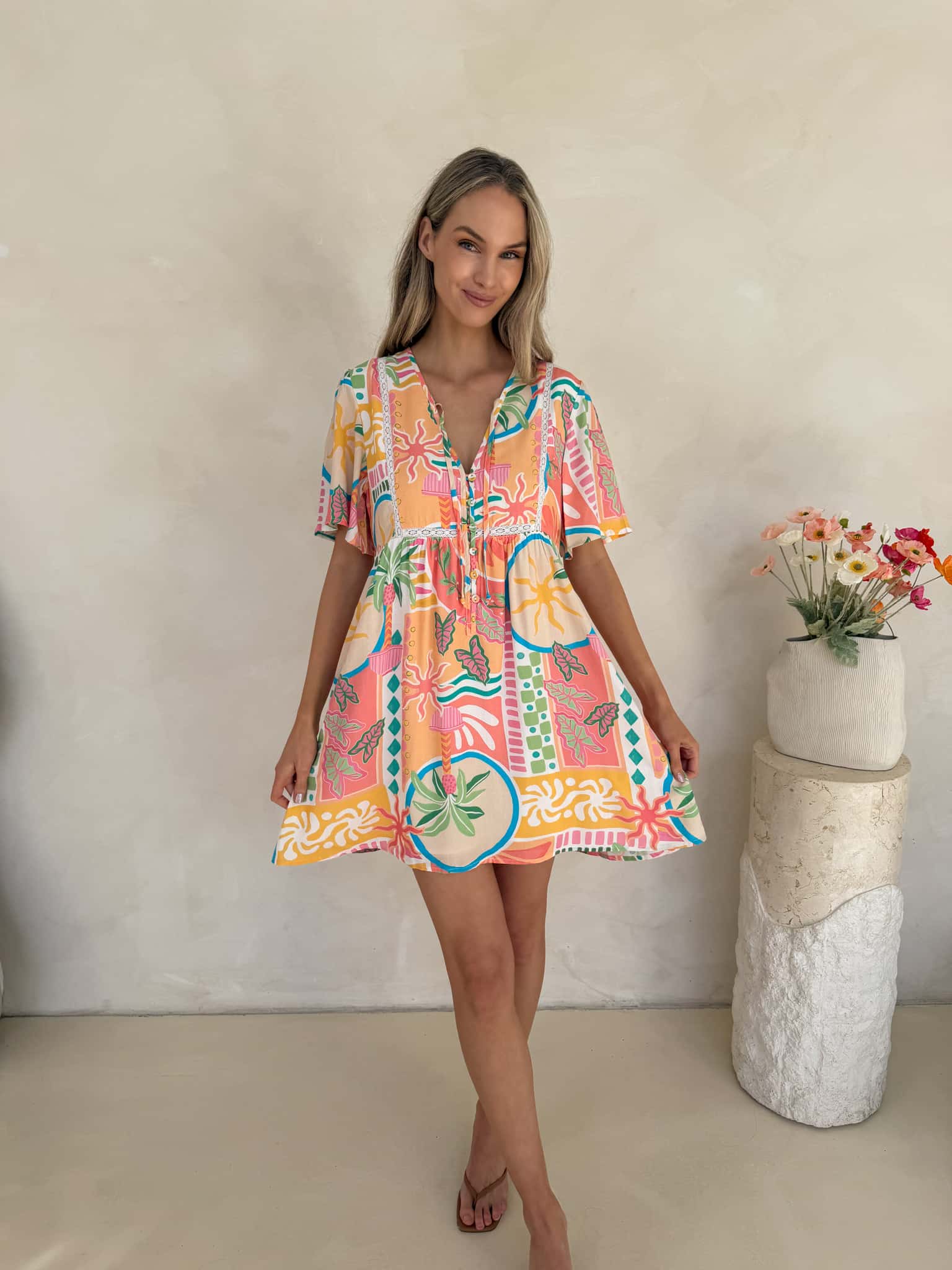 Sienna Dress - Tropicana Print